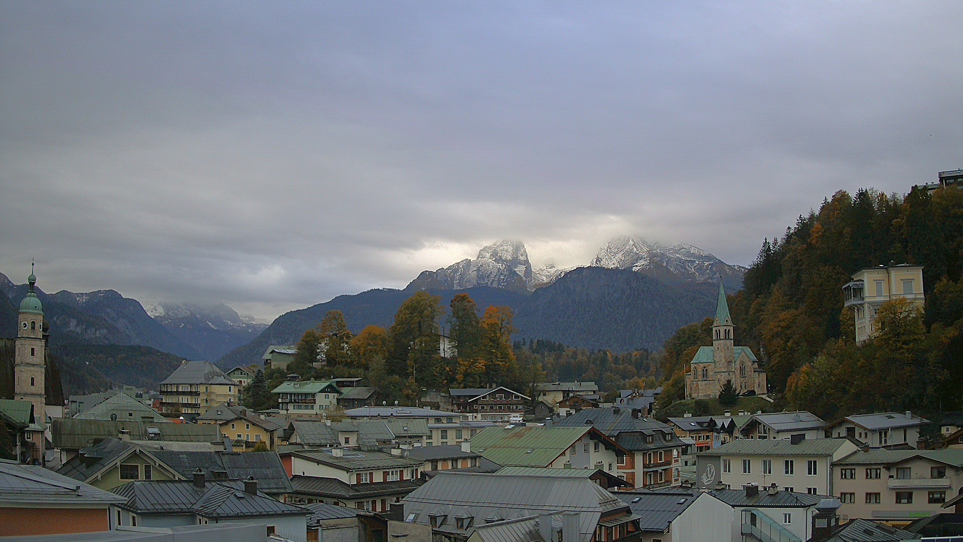 Archived image Webcam Berchtesgaden - City Centre