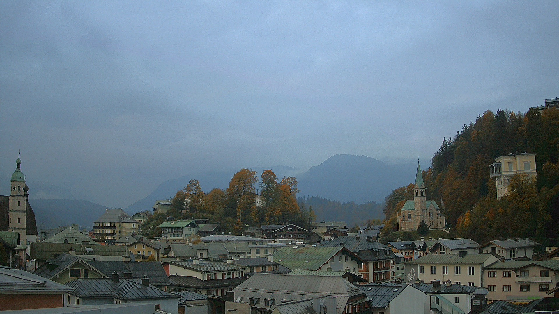 Archived image Webcam Berchtesgaden - City Centre
