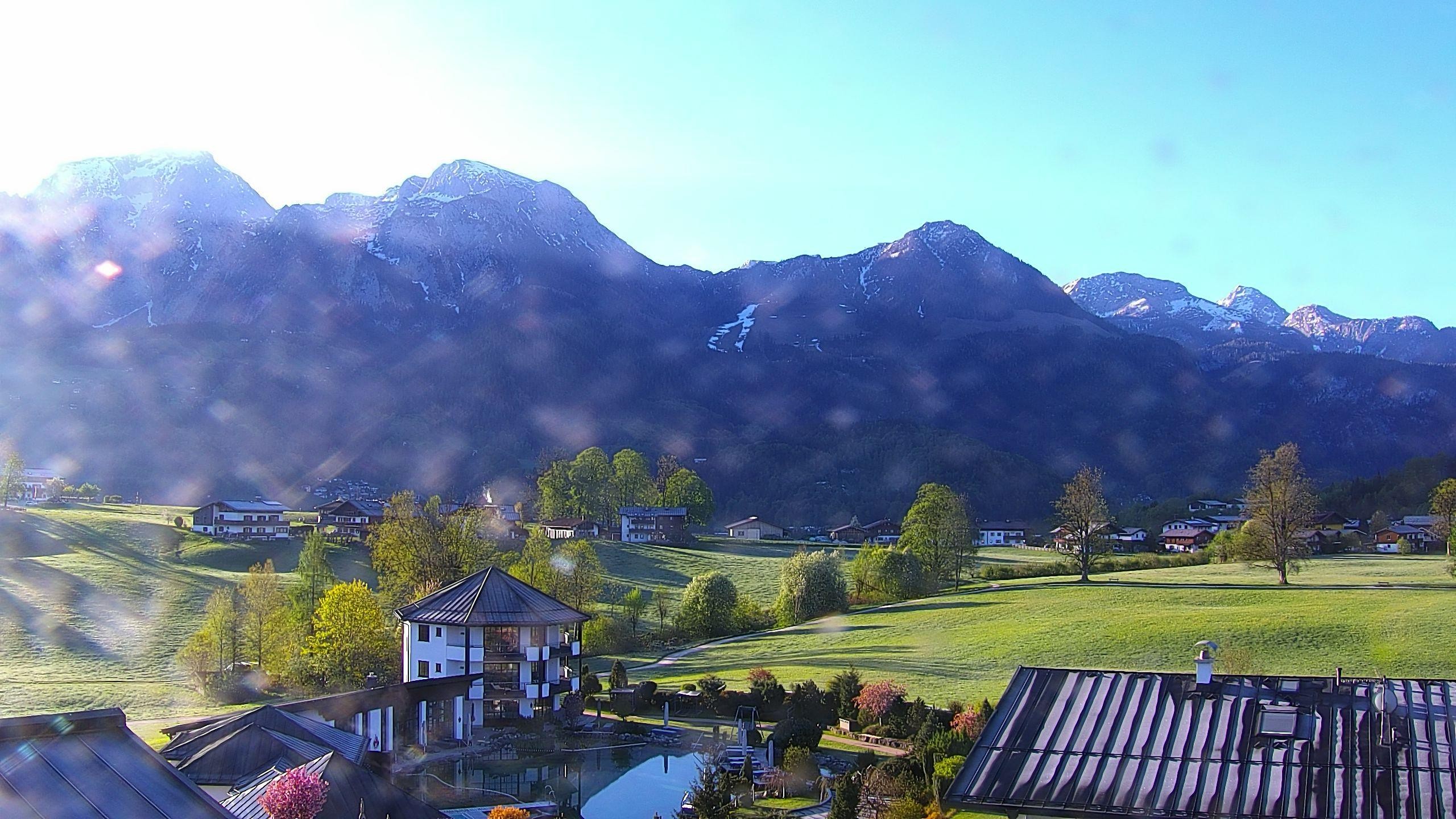 Archived image Berchtesgaden: Webcam Hotel Zechmeisterlehen