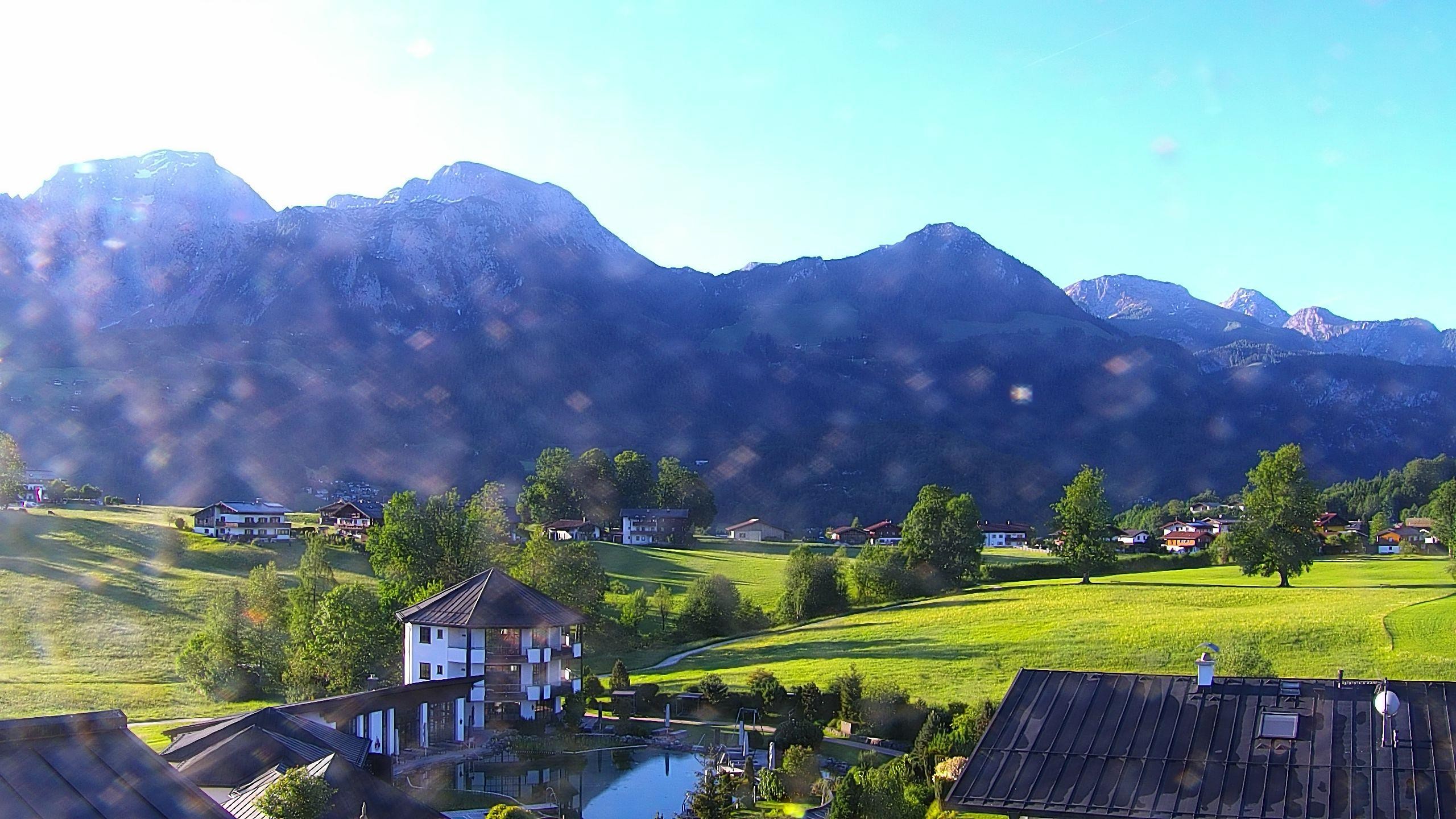 Archived image Berchtesgaden: Webcam Hotel Zechmeisterlehen
