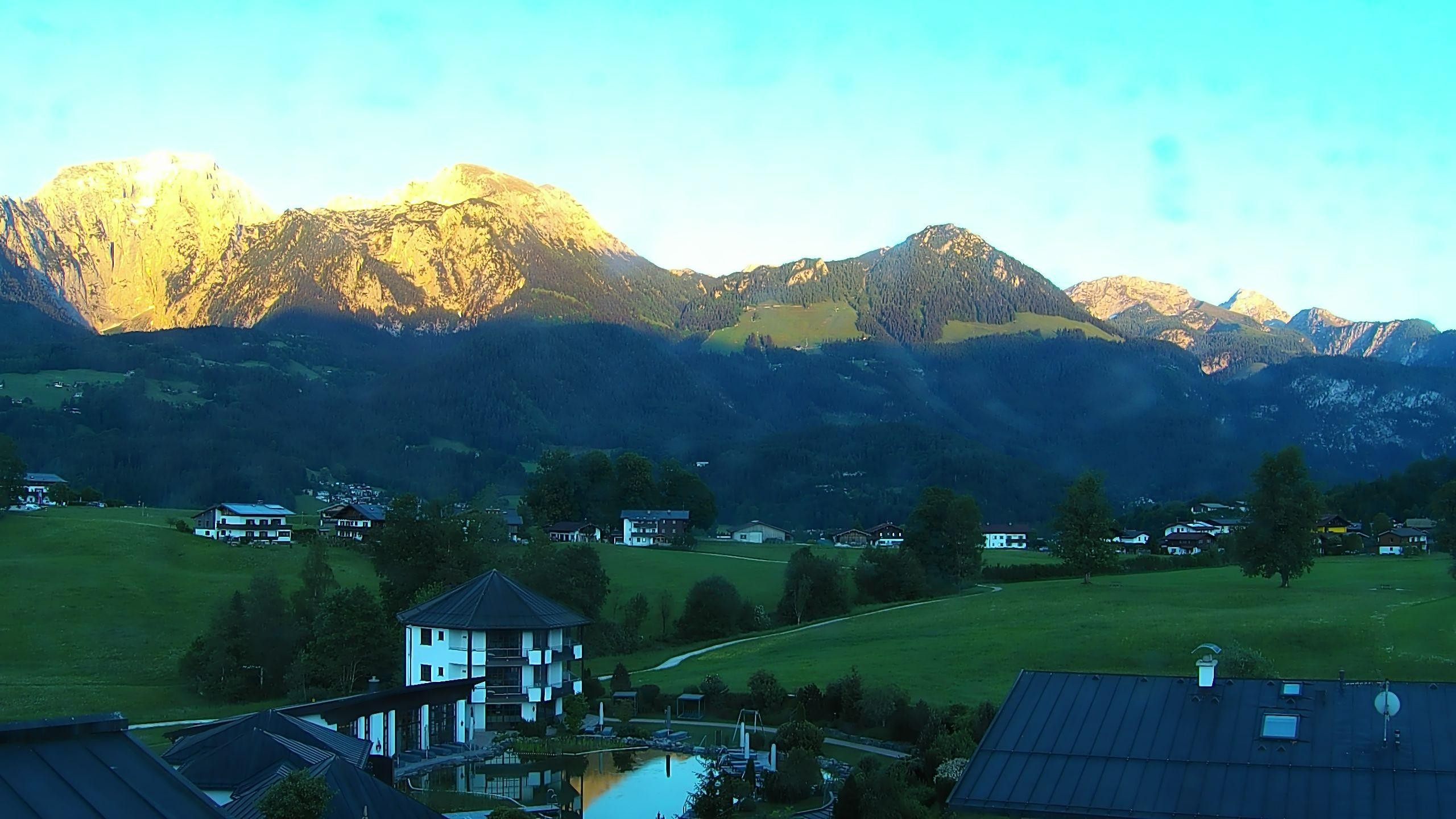 Archived image Berchtesgaden: Webcam Hotel Zechmeisterlehen
