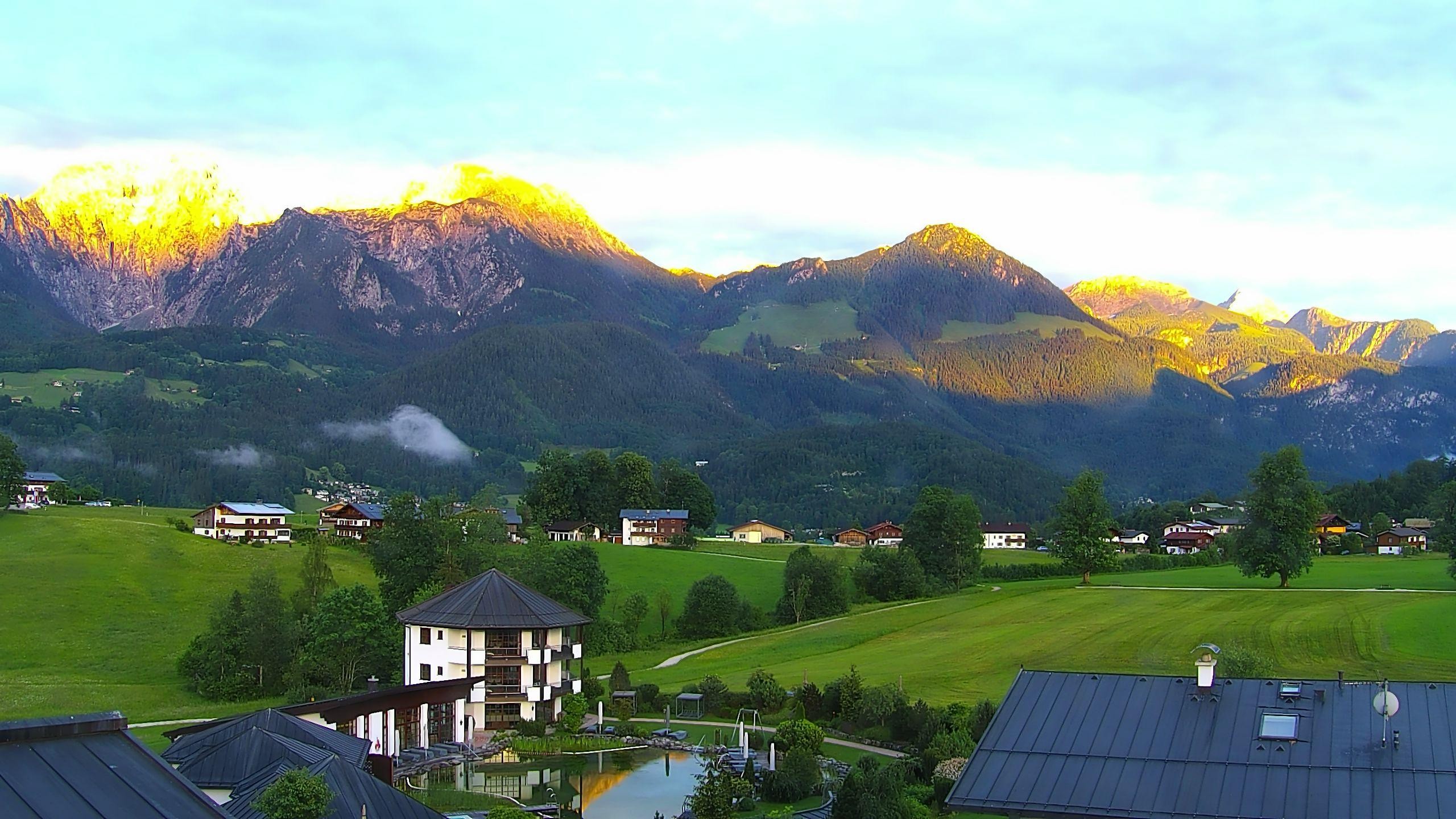 Archived image Berchtesgaden: Webcam Hotel Zechmeisterlehen