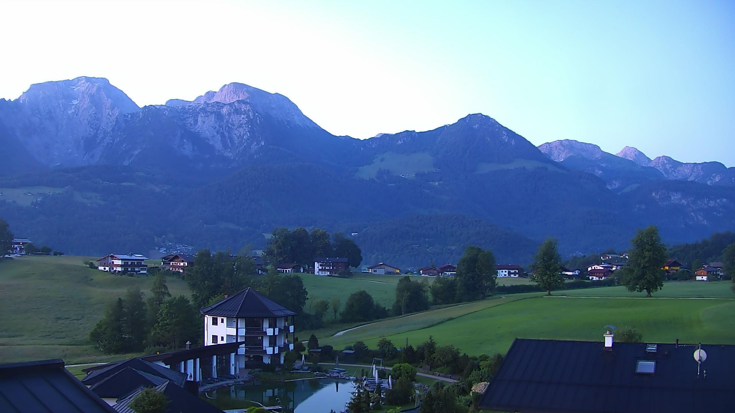 Archived image Berchtesgaden: Webcam Hotel Zechmeisterlehen