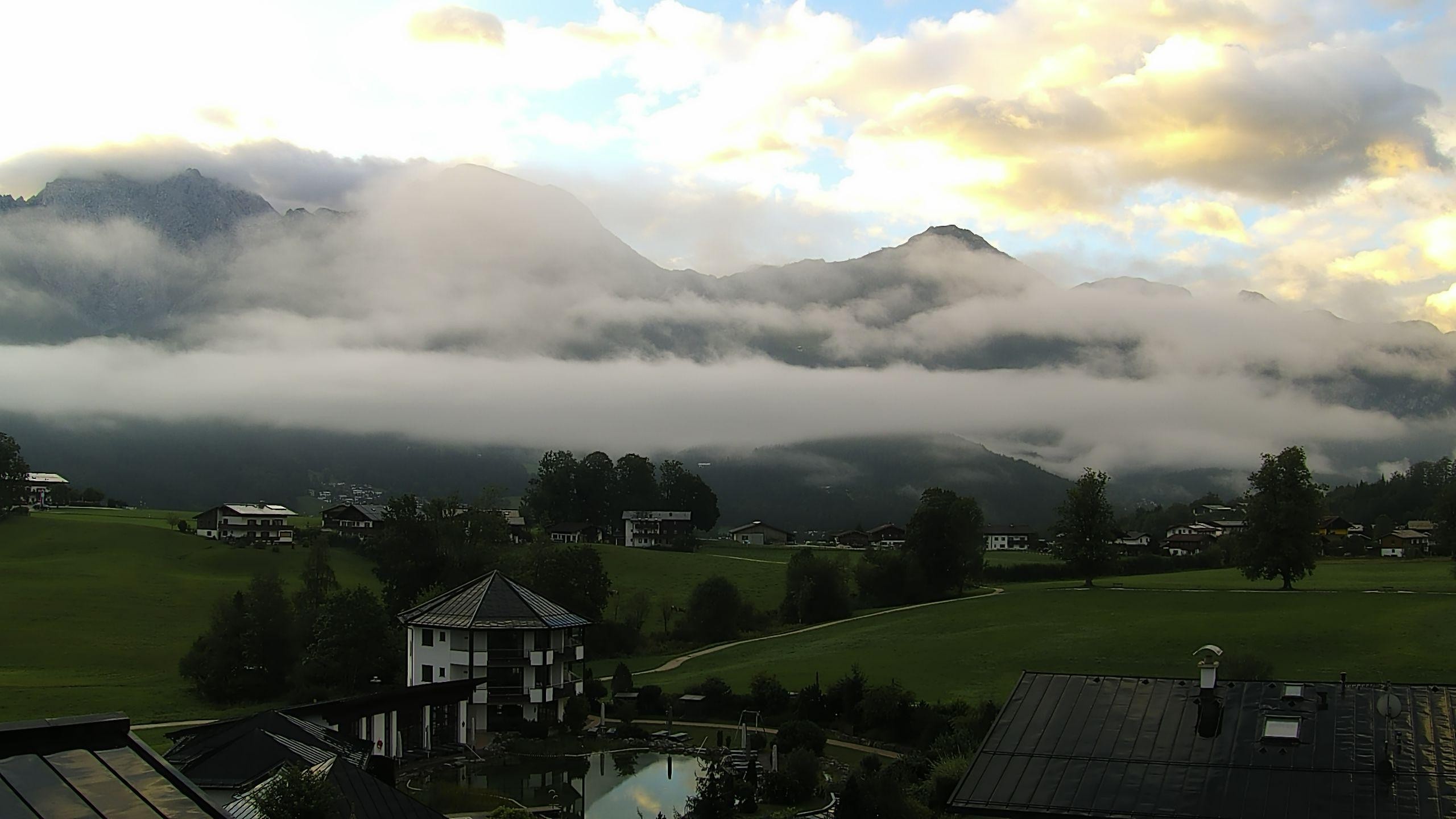 Archived image Berchtesgaden: Webcam Hotel Zechmeisterlehen