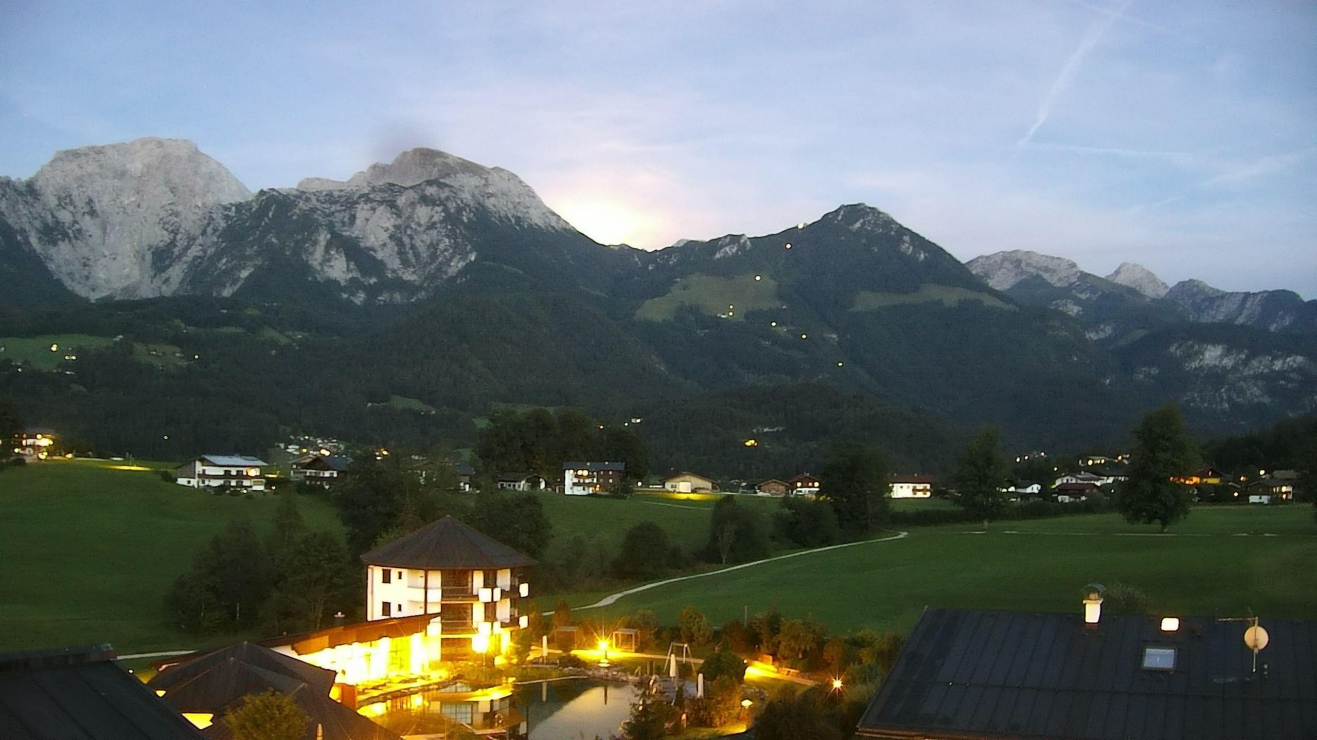 Archived image Berchtesgaden: Webcam Hotel Zechmeisterlehen