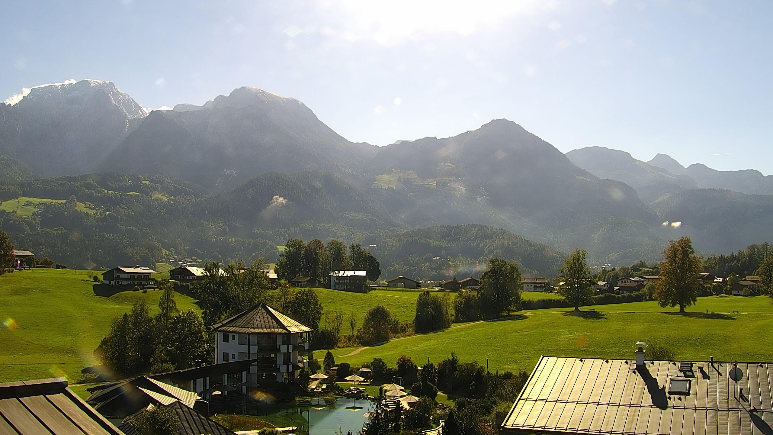 Archived image Berchtesgaden: Webcam Hotel Zechmeisterlehen