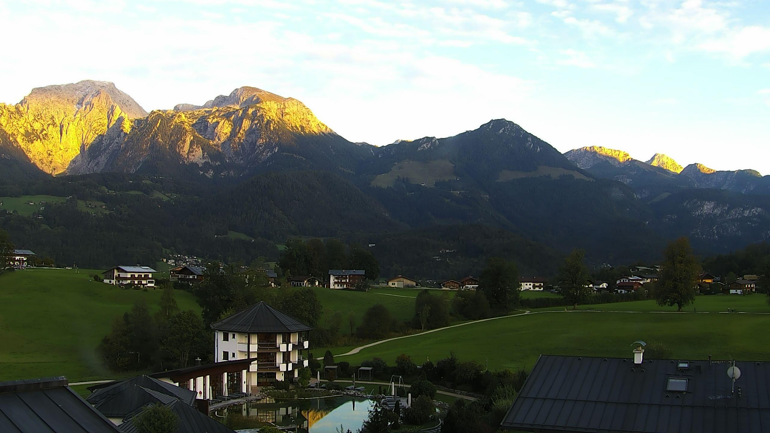 Archived image Berchtesgaden: Webcam Hotel Zechmeisterlehen