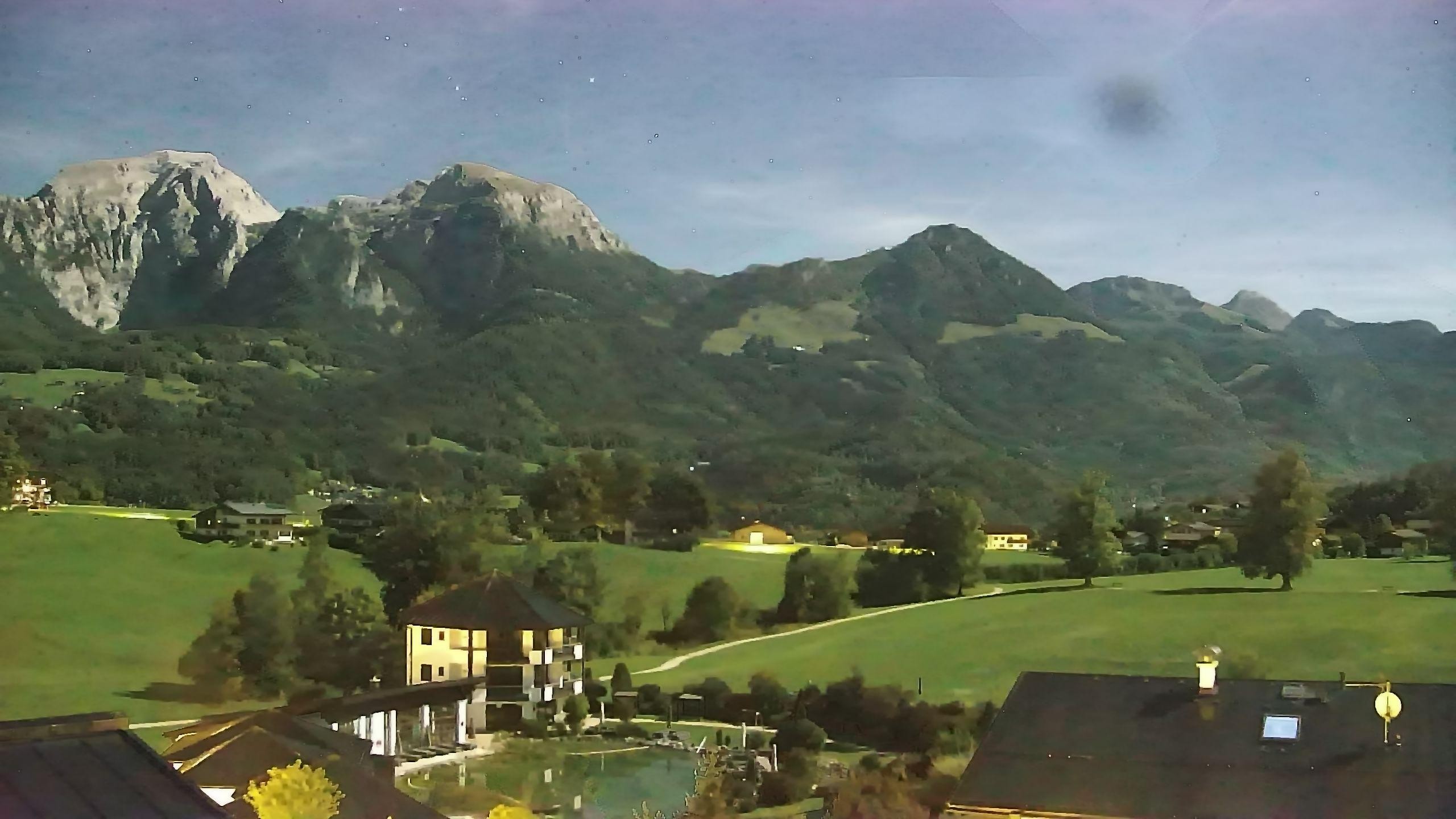 Archived image Berchtesgaden: Webcam Hotel Zechmeisterlehen