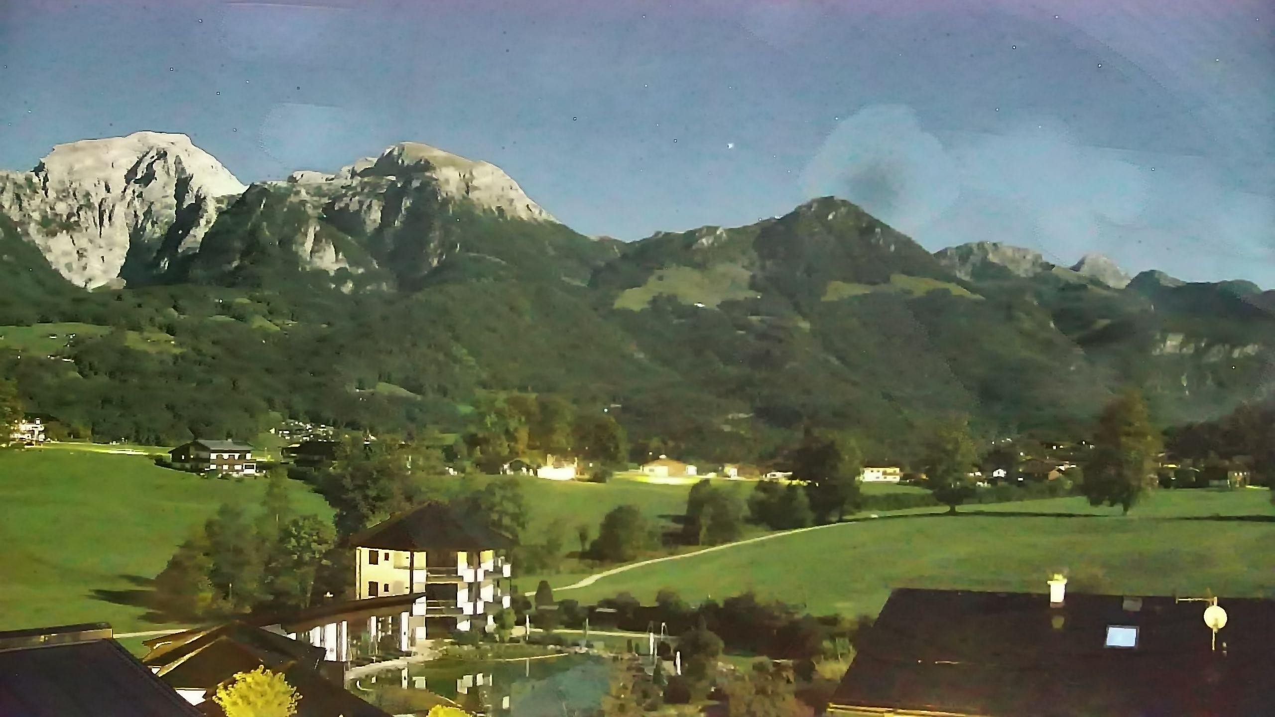 Archived image Berchtesgaden: Webcam Hotel Zechmeisterlehen