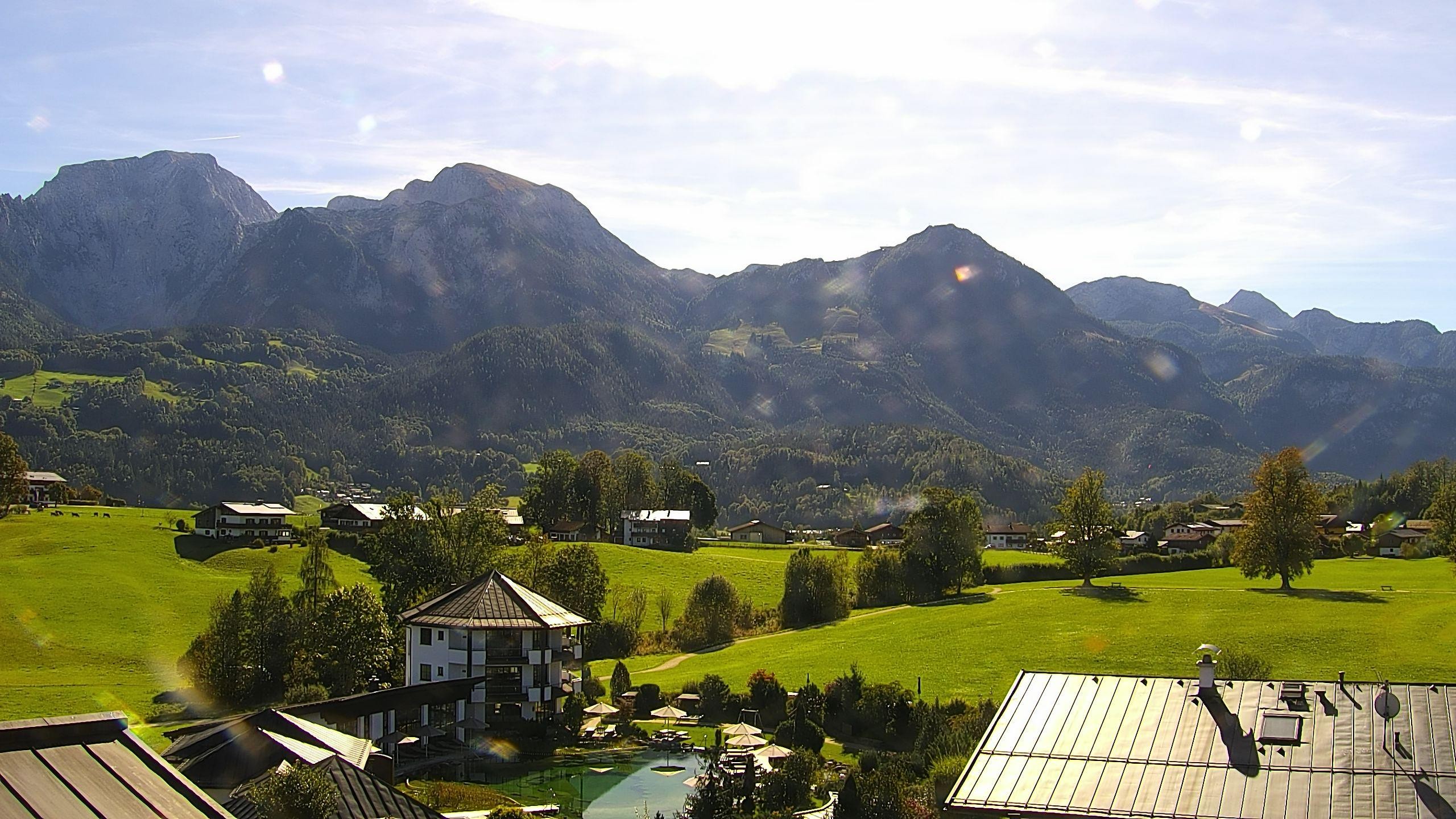 Archived image Berchtesgaden: Webcam Hotel Zechmeisterlehen