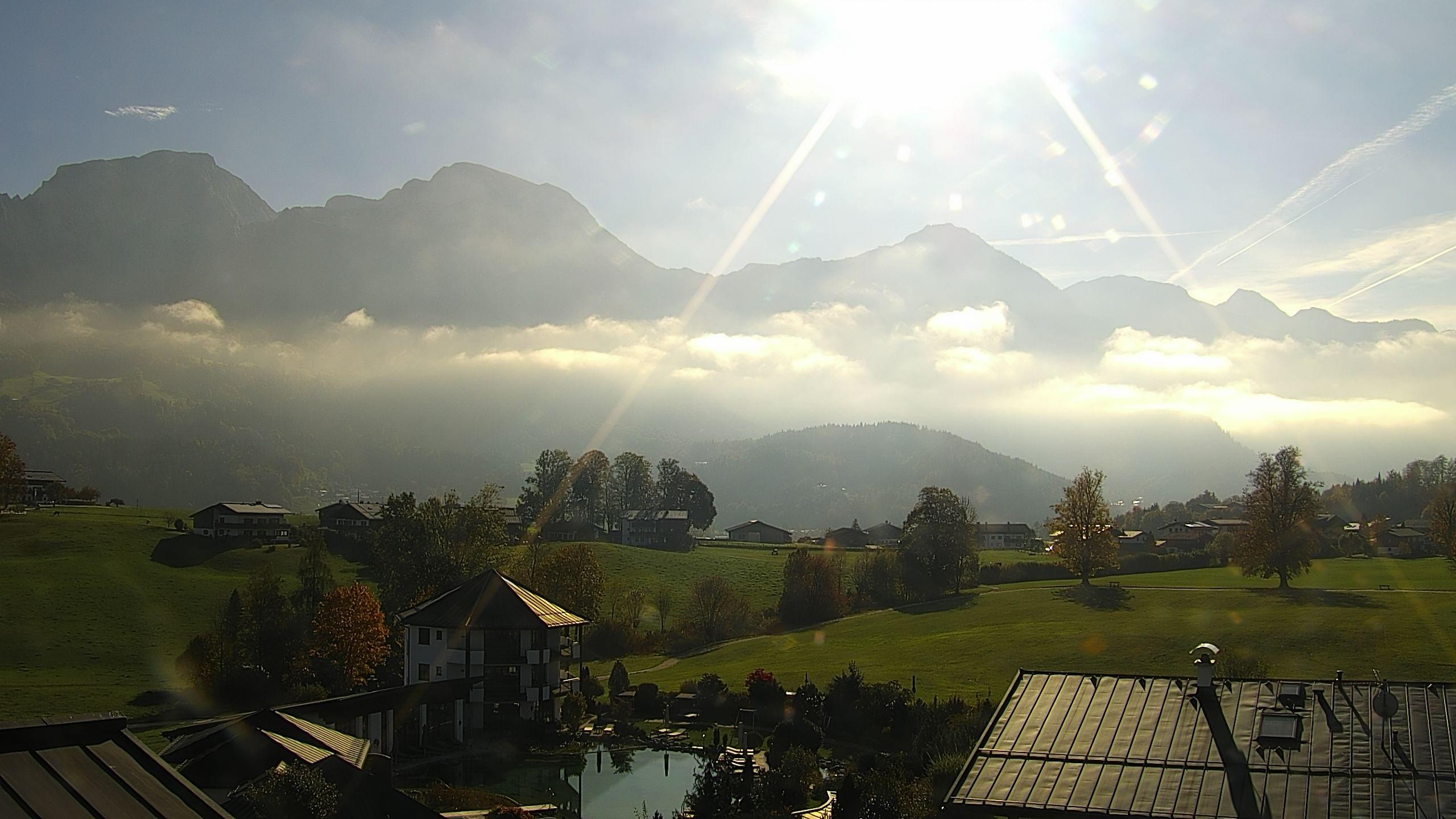 Archived image Berchtesgaden: Webcam Hotel Zechmeisterlehen