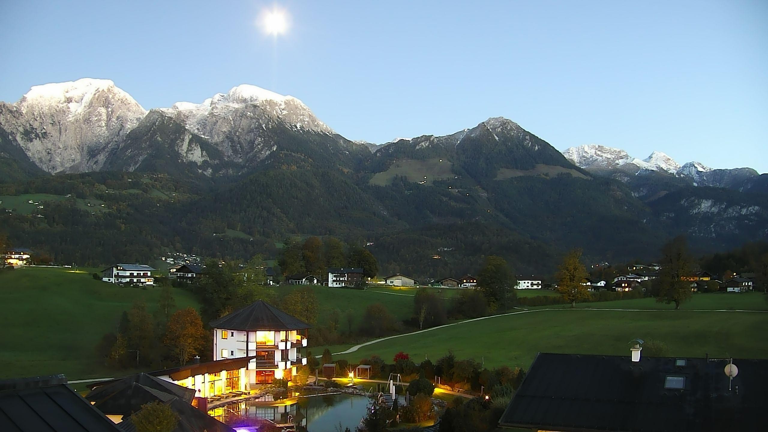 Archived image Berchtesgaden: Webcam Hotel Zechmeisterlehen