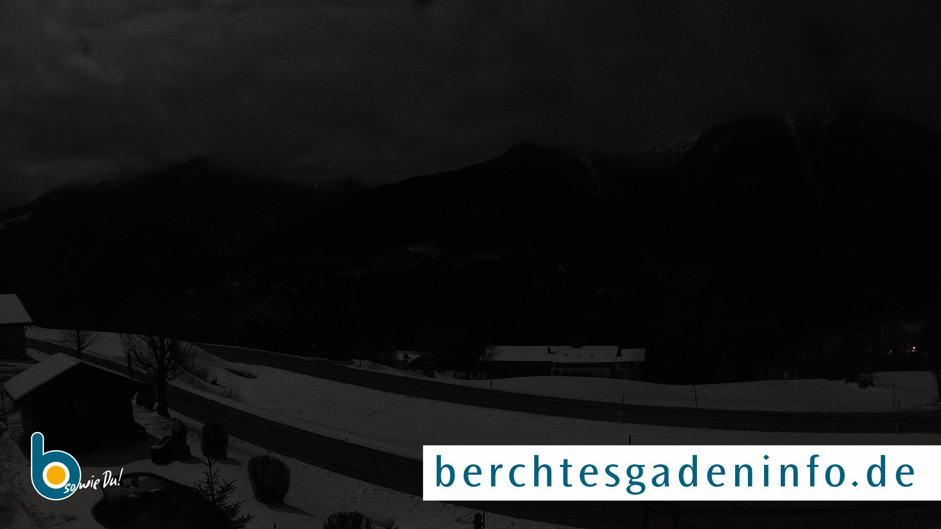 Archiv Foto Webcam Ramsau - Blick auf die Alpenstraße