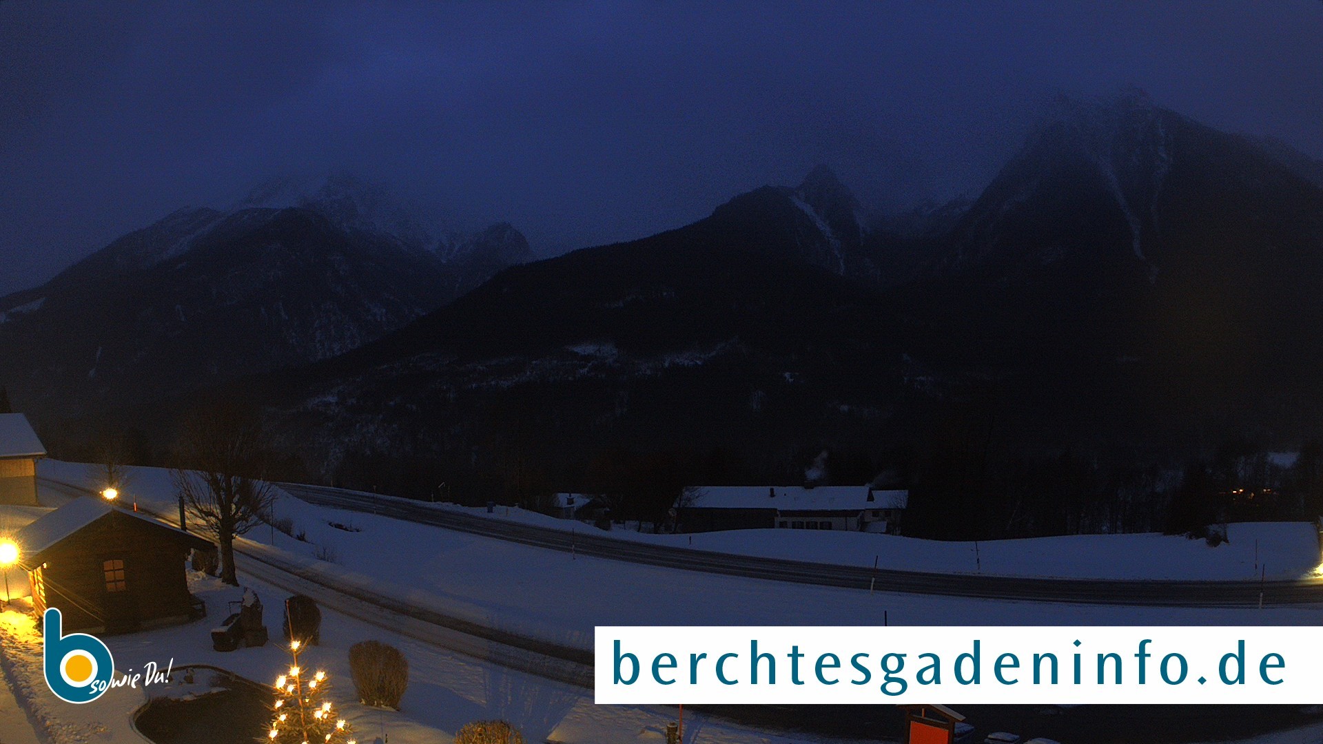 Archiv Foto Webcam Ramsau - Blick auf die Alpenstraße