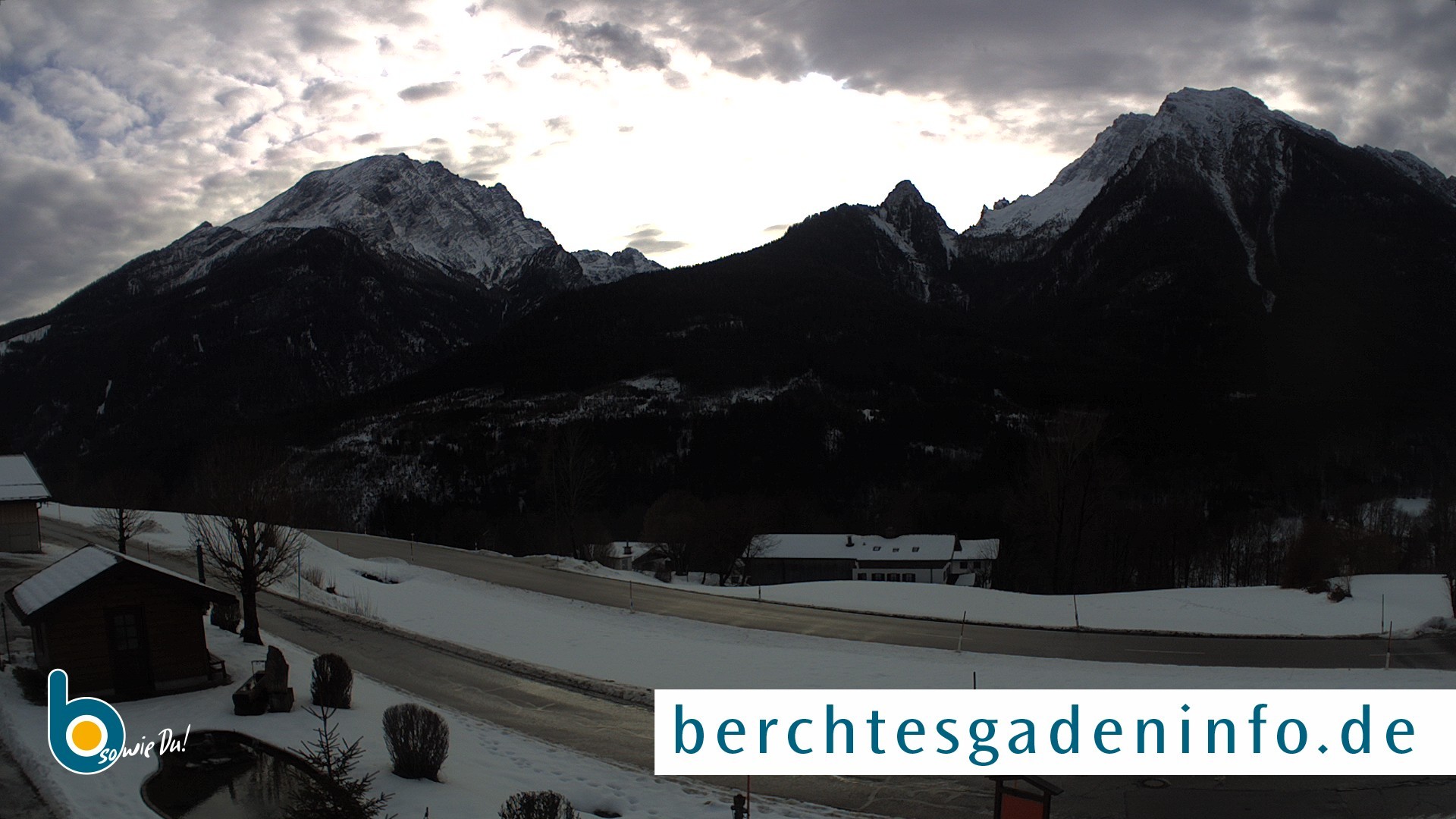 Archiv Foto Webcam Ramsau - Blick auf die Alpenstraße