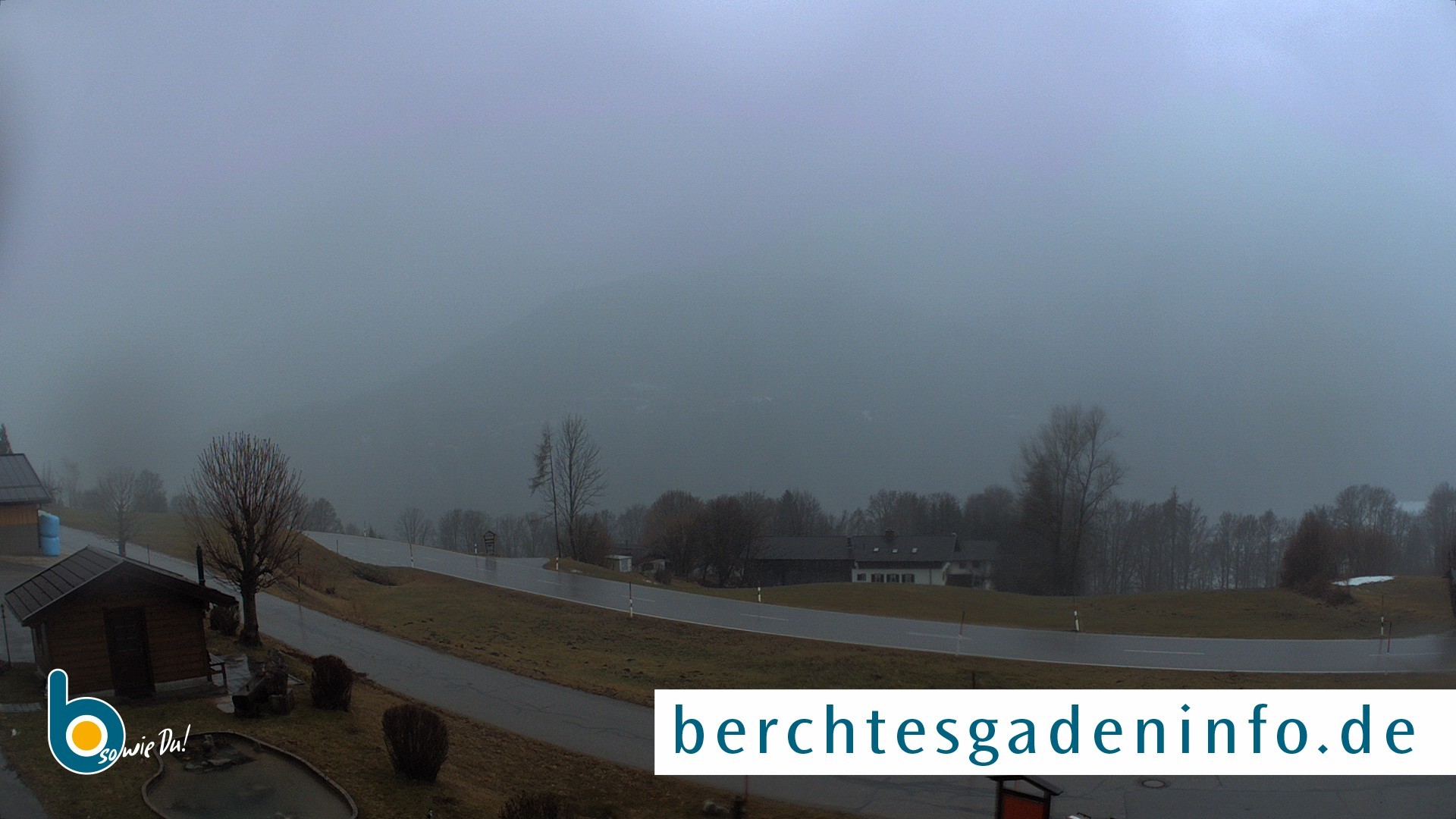 Archiv Foto Webcam Ramsau - Blick auf die Alpenstraße