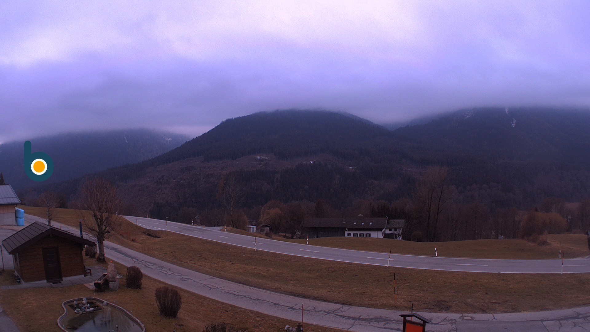 Archiv Foto Webcam Ramsau - Blick auf die Alpenstraße