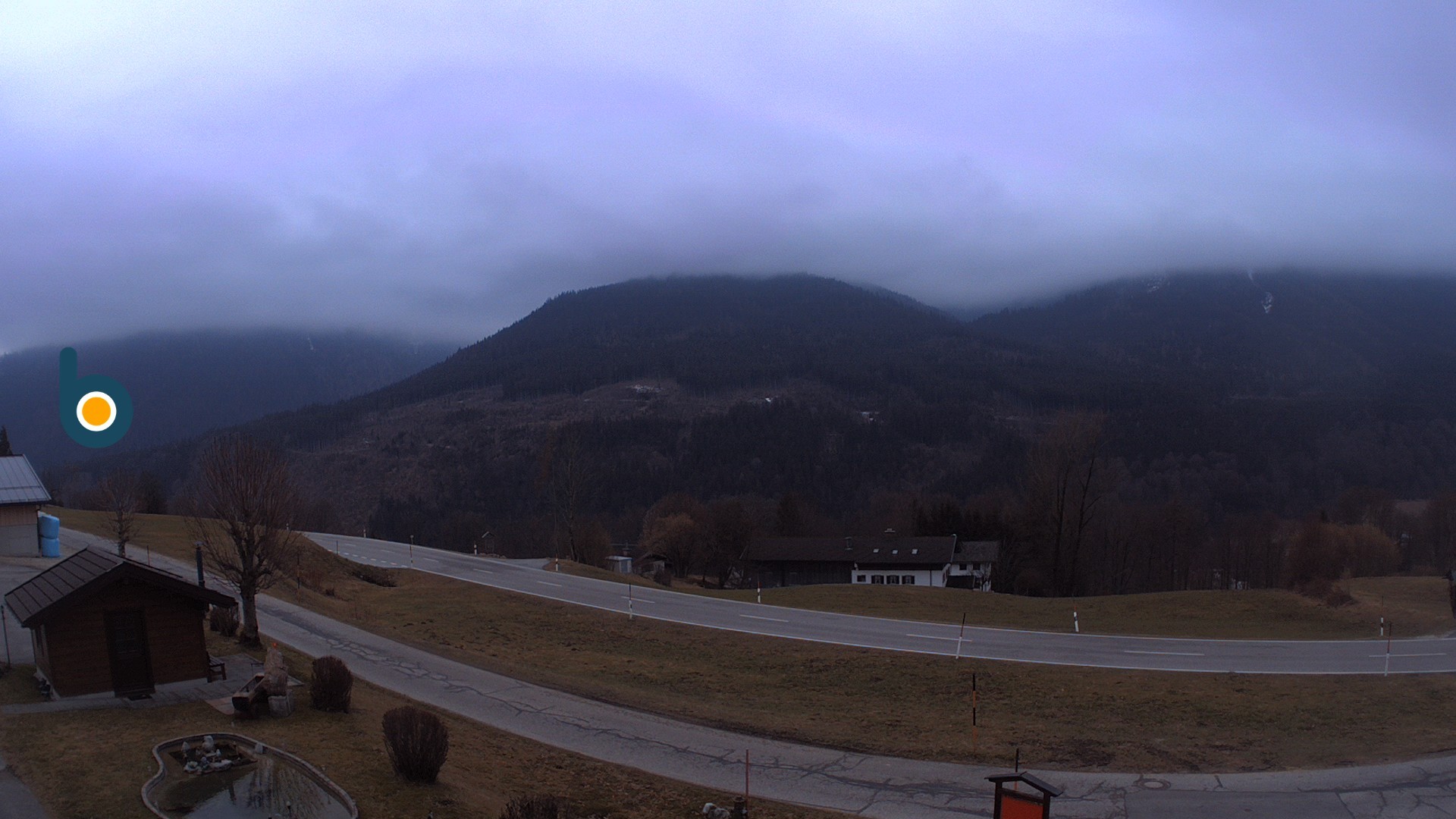 Archiv Foto Webcam Ramsau - Blick auf die Alpenstraße