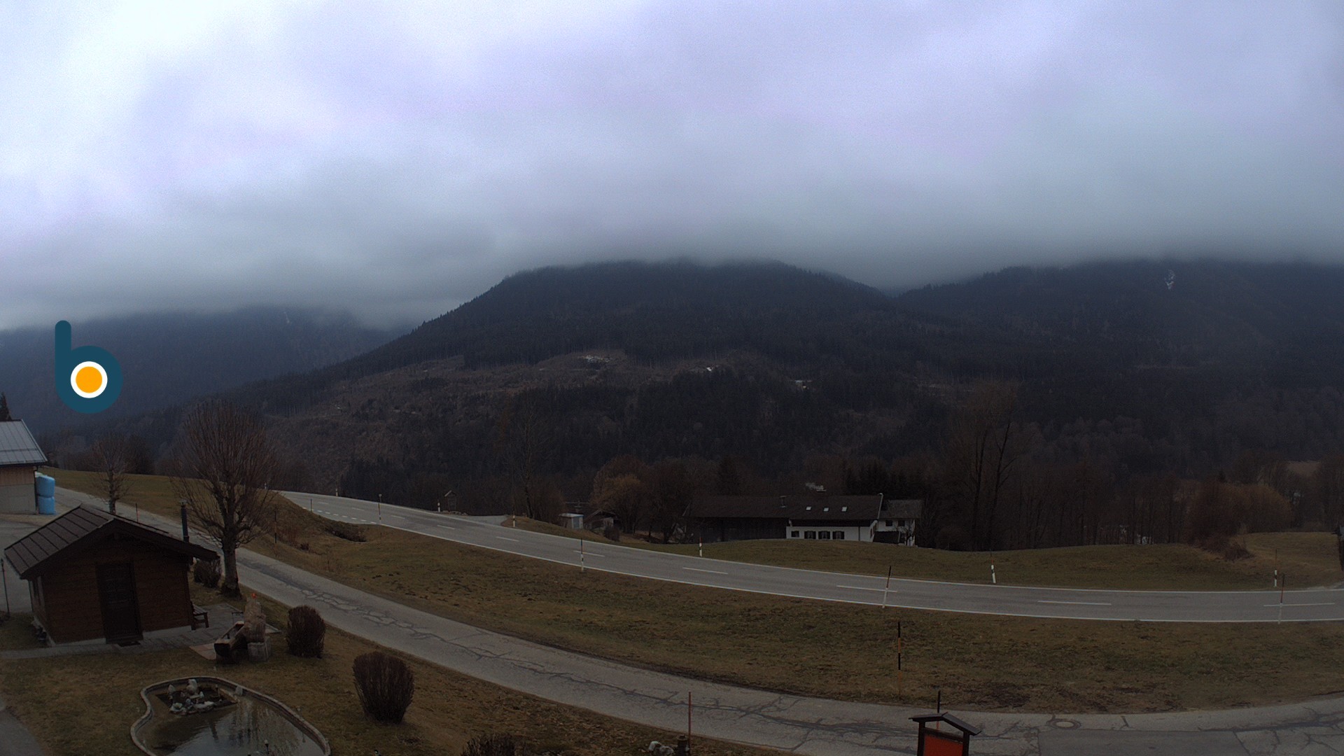 Archiv Foto Webcam Ramsau - Blick auf die Alpenstraße