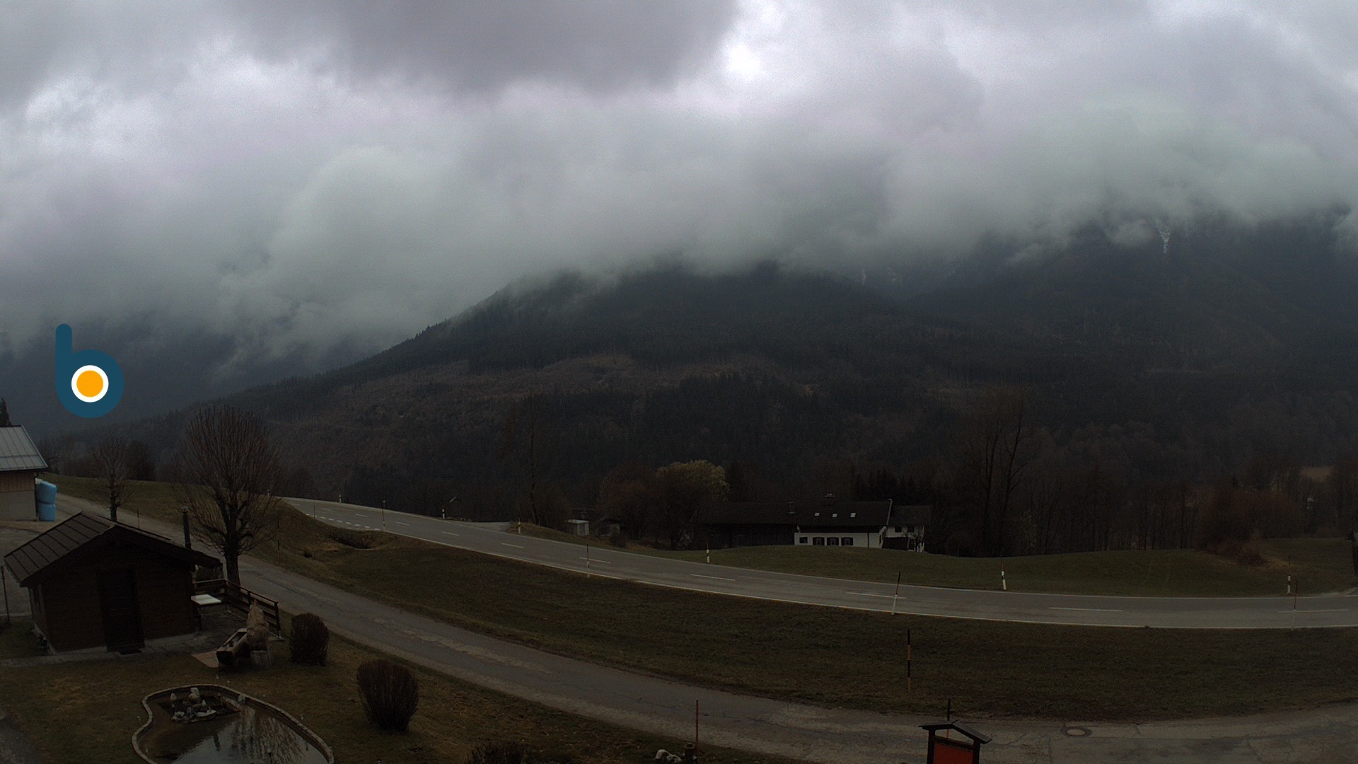 Archiv Foto Webcam Ramsau - Blick auf die Alpenstraße