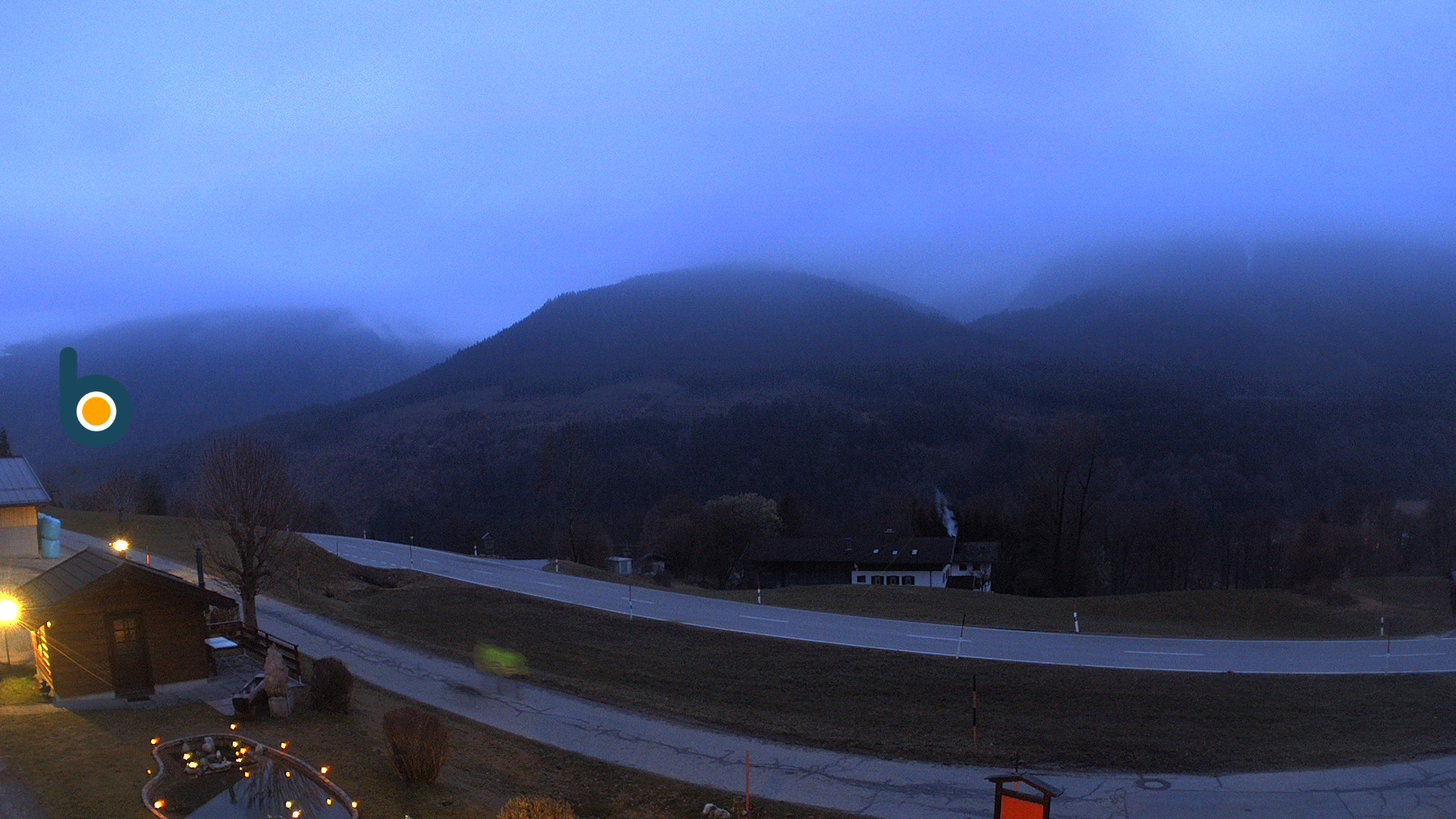 Archiv Foto Webcam Ramsau - Blick auf die Alpenstraße