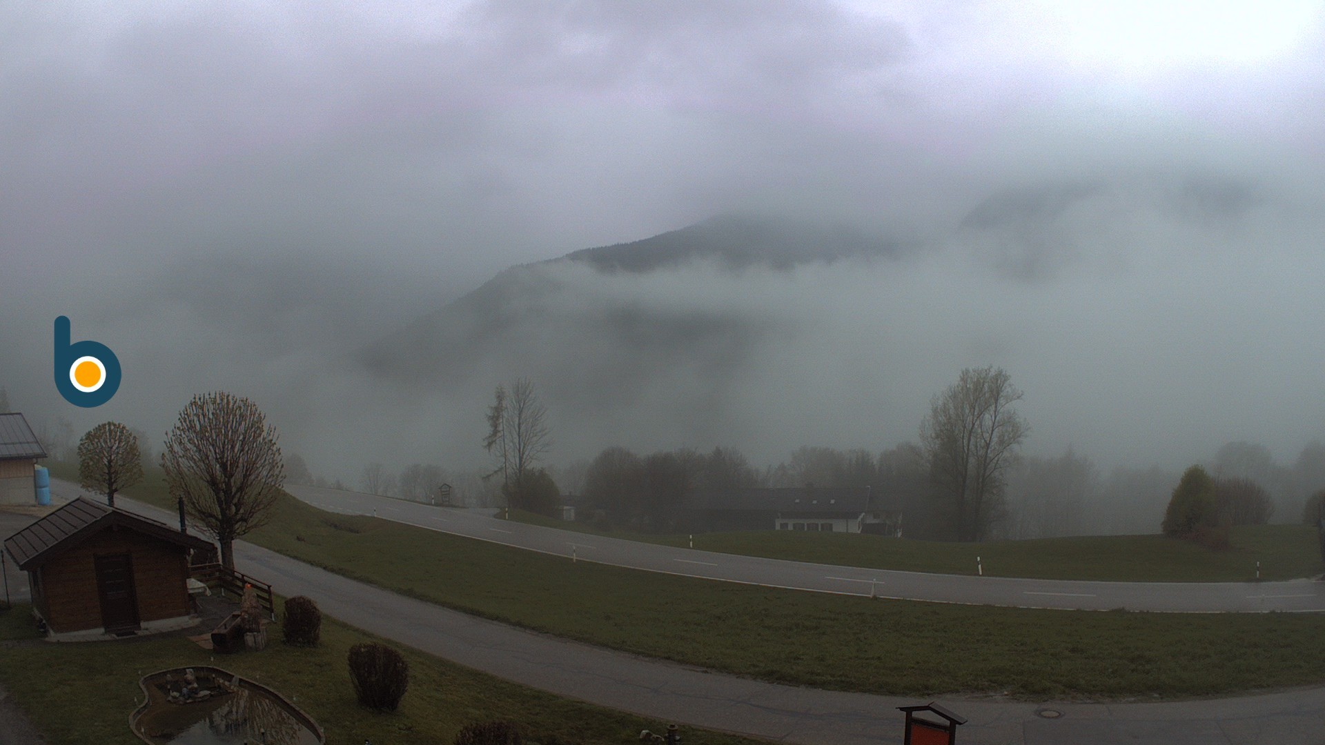 Archiv Foto Webcam Ramsau - Blick auf die Alpenstraße