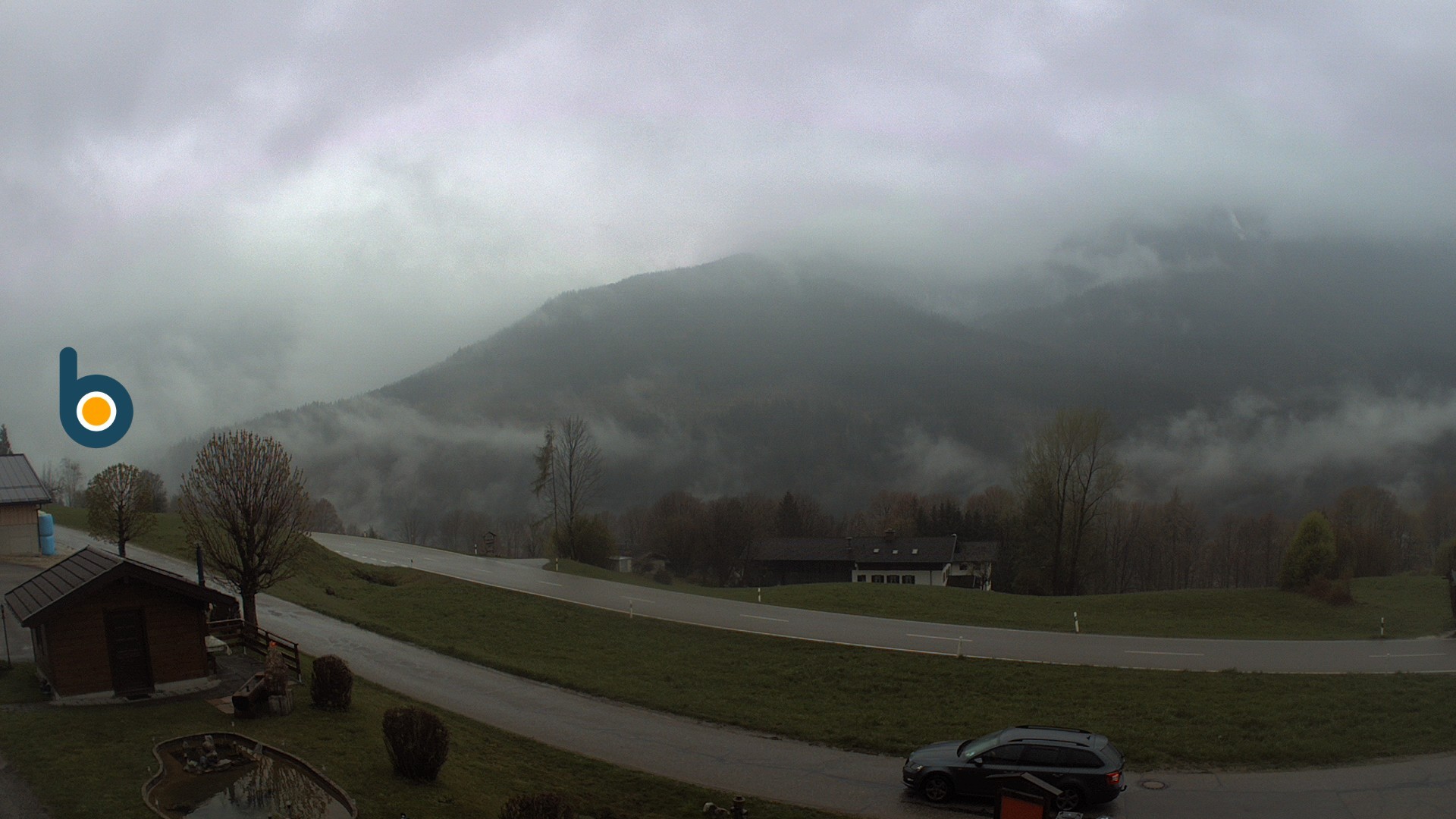 Archiv Foto Webcam Ramsau - Blick auf die Alpenstraße