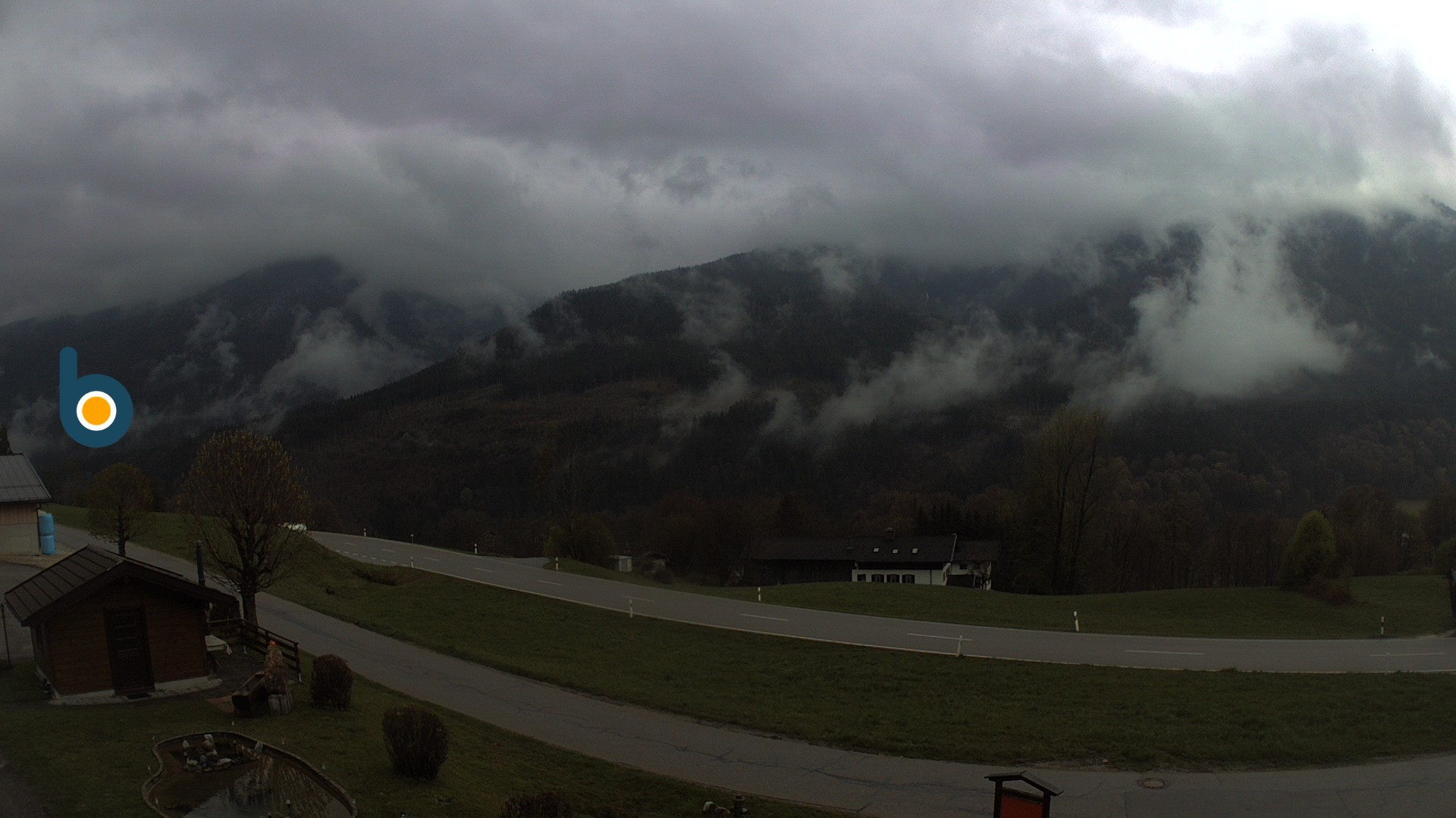 Archiv Foto Webcam Ramsau - Blick auf die Alpenstraße