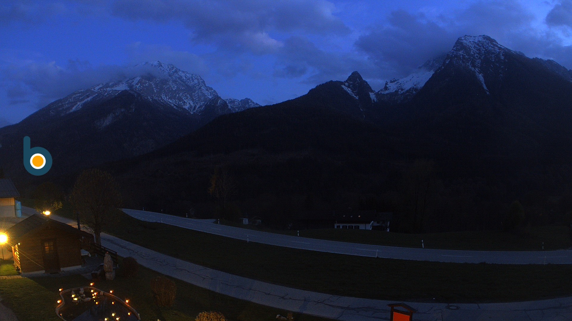 Archiv Foto Webcam Ramsau - Blick auf die Alpenstraße
