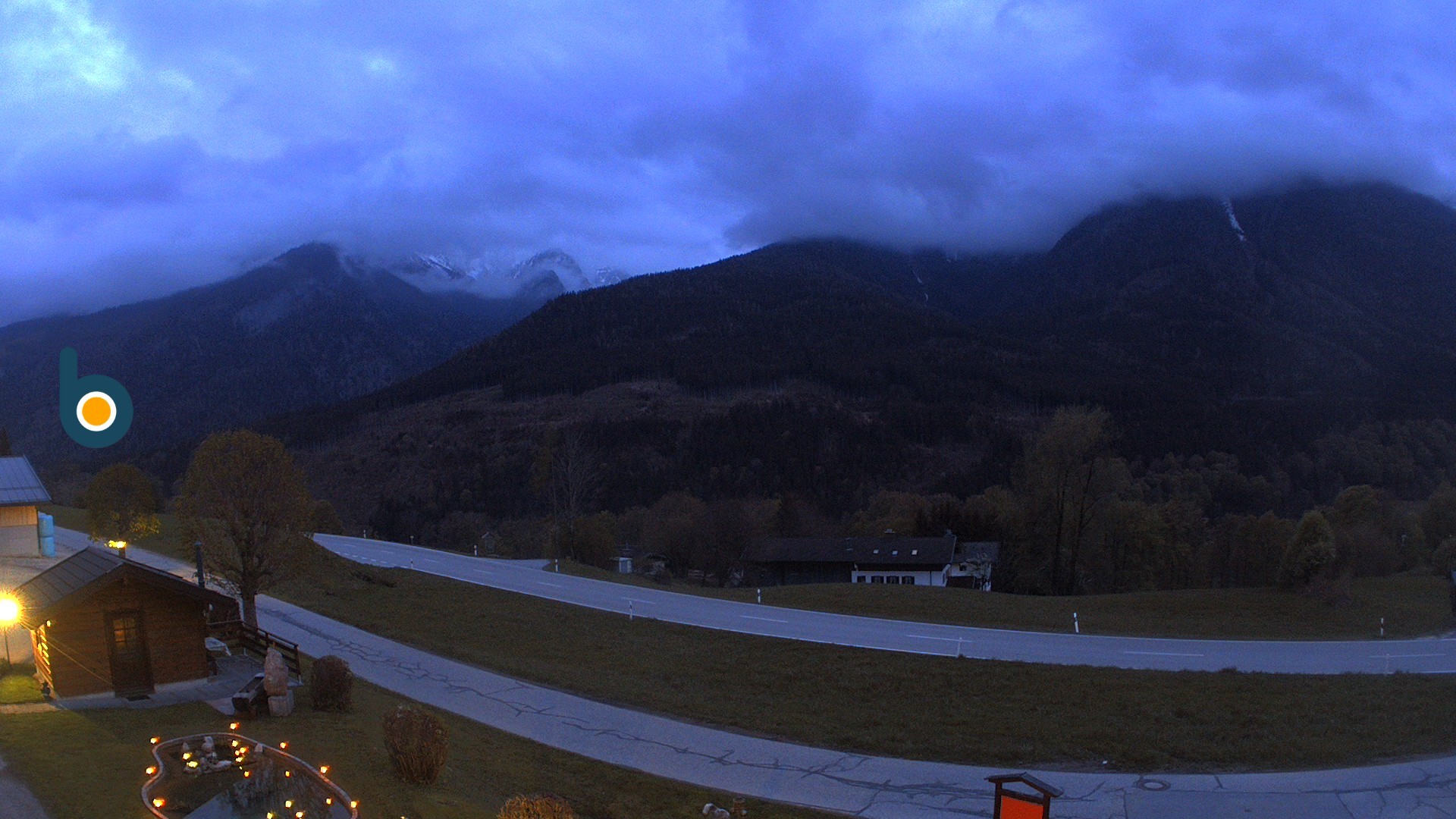 Archiv Foto Webcam Ramsau - Blick auf die Alpenstraße