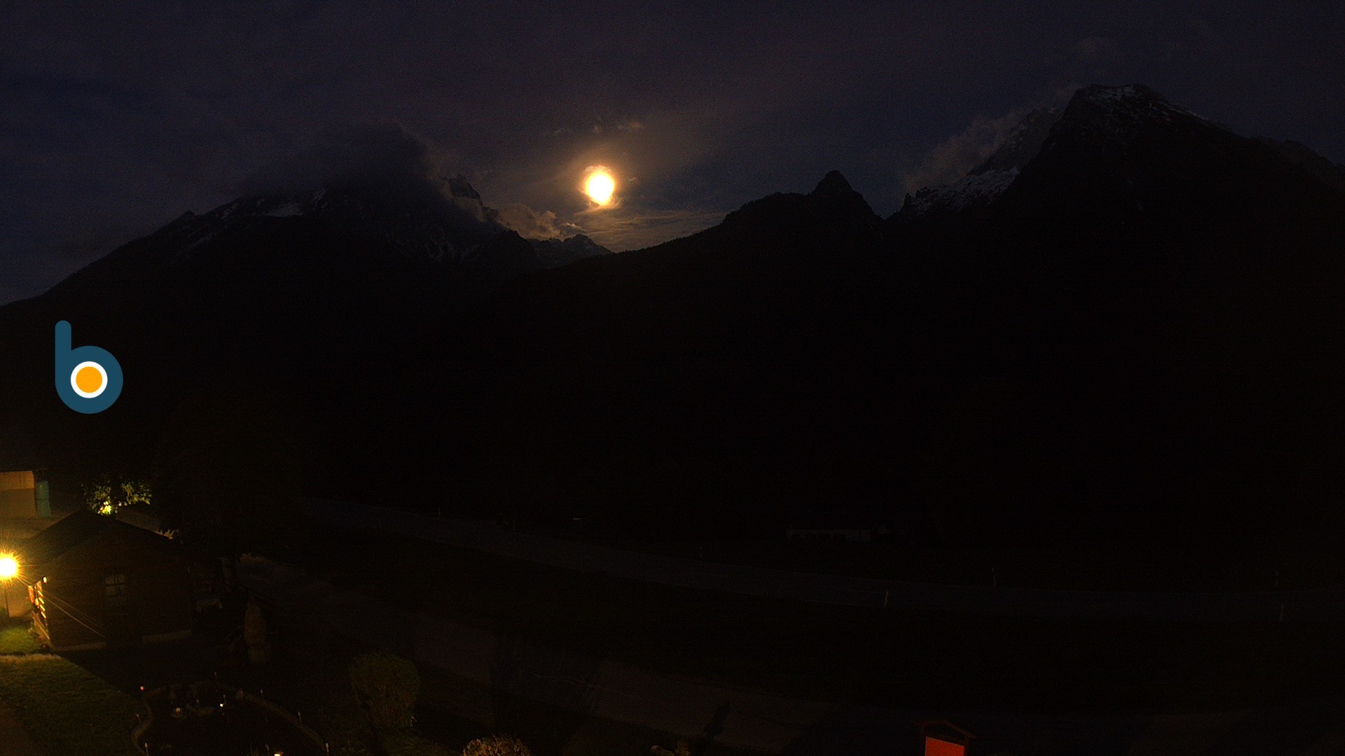 Archiv Foto Webcam Ramsau - Blick auf die Alpenstraße