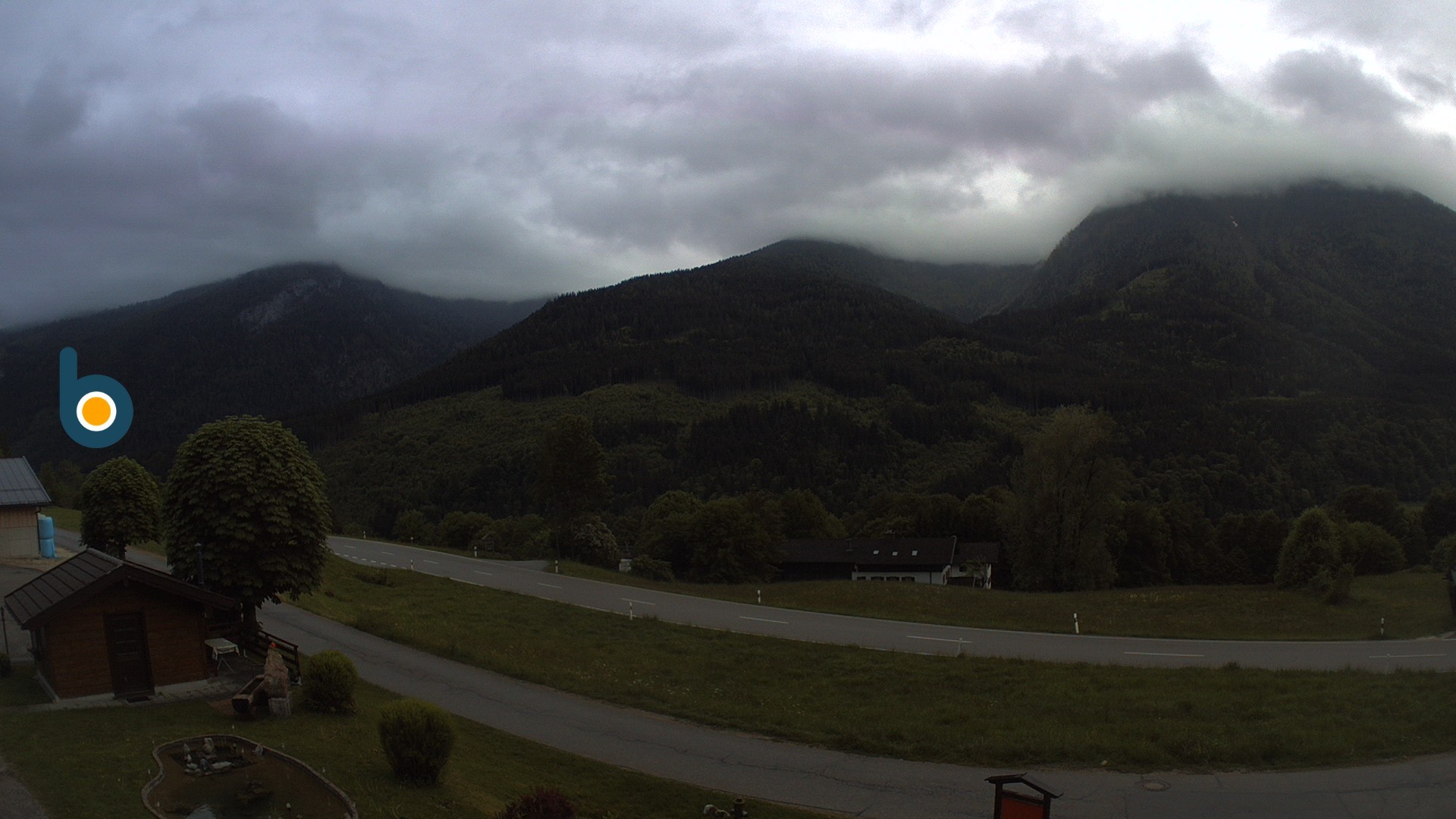 Archiv Foto Webcam Ramsau - Blick auf die Alpenstraße