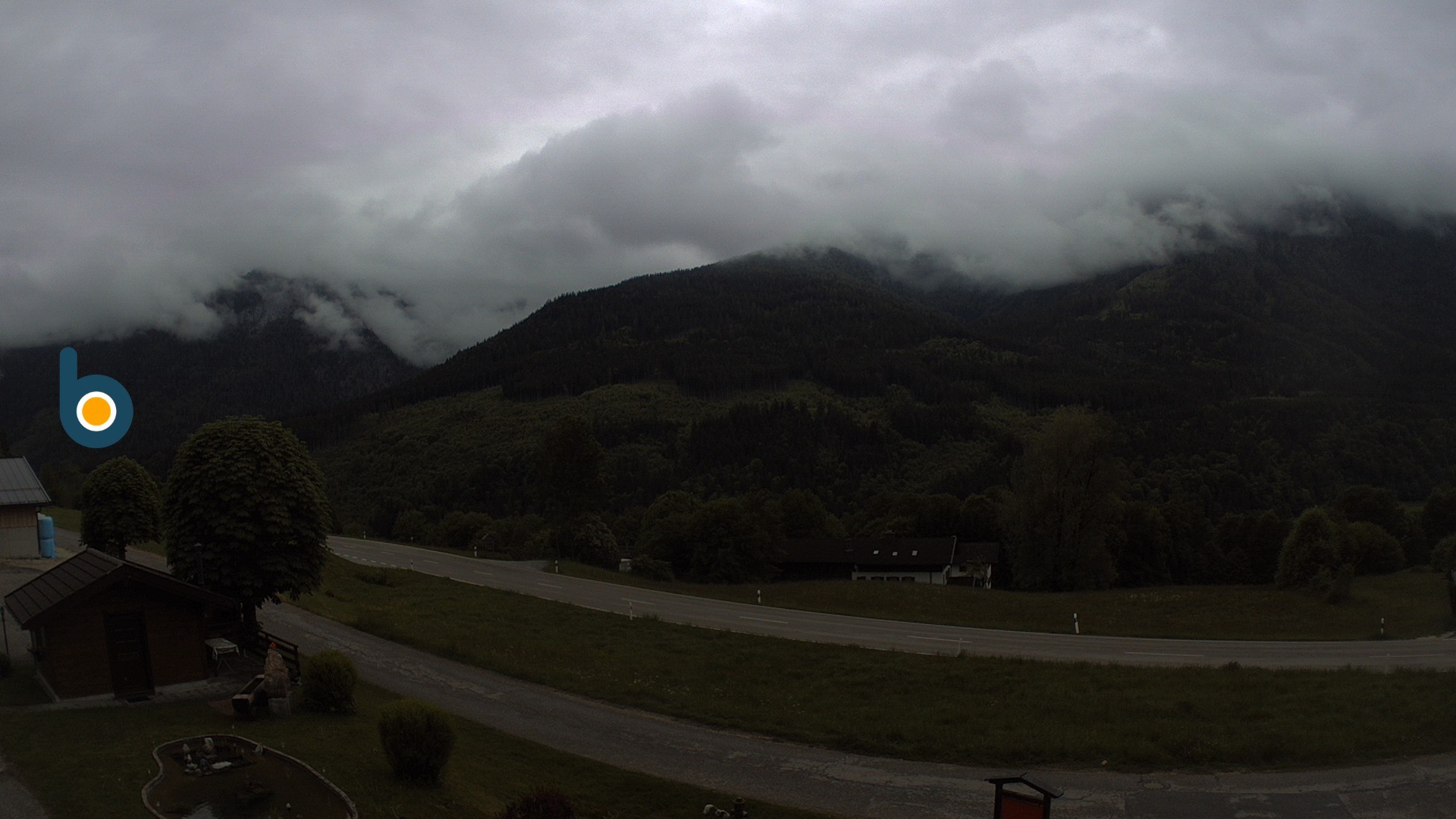 Archiv Foto Webcam Ramsau - Blick auf die Alpenstraße