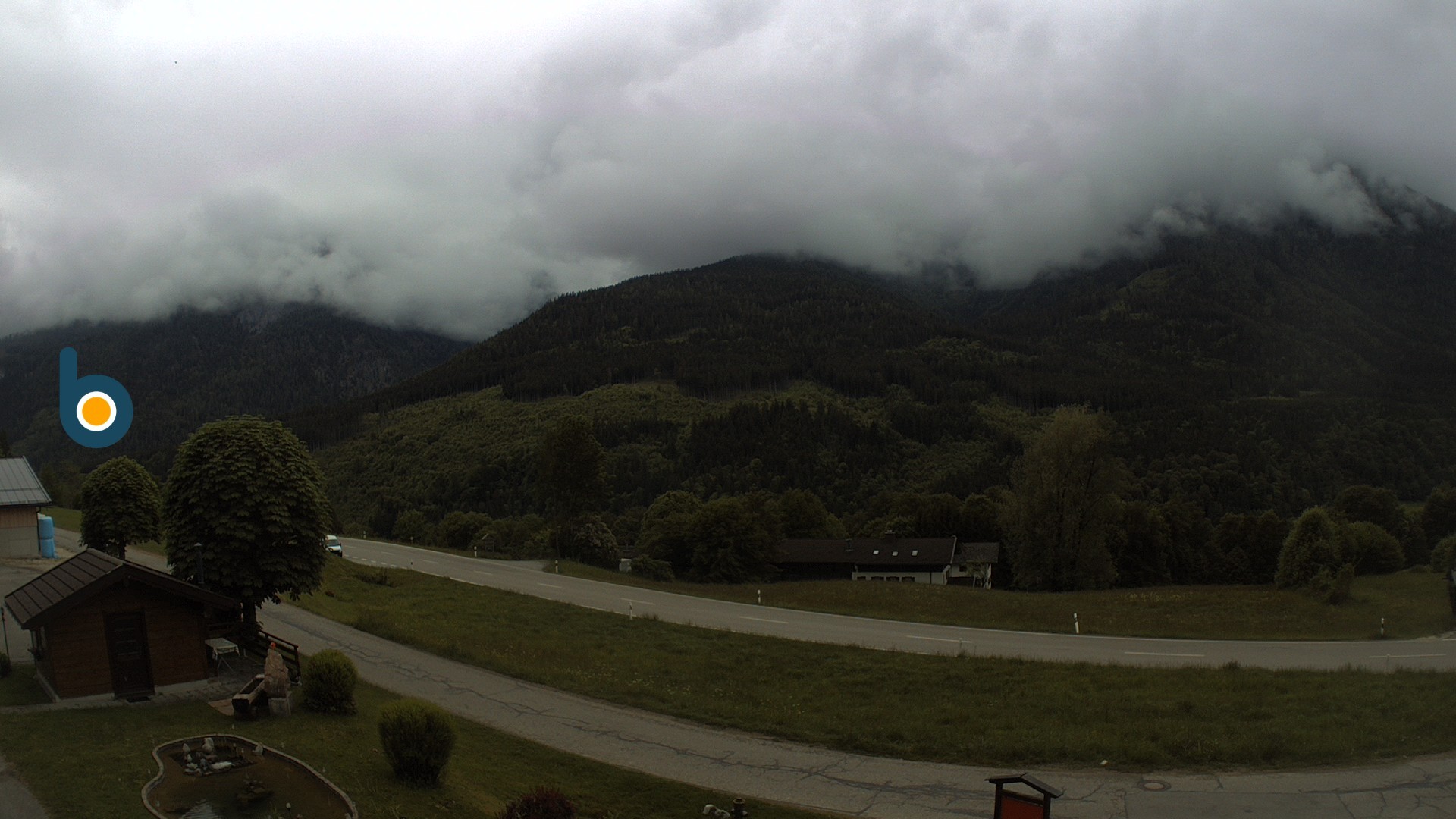 Archiv Foto Webcam Ramsau - Blick auf die Alpenstraße