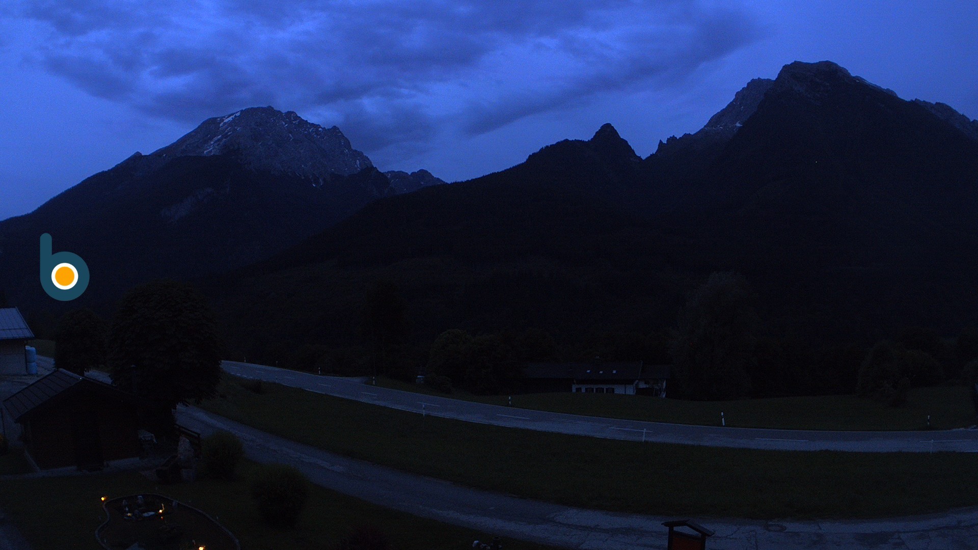 Archiv Foto Webcam Ramsau - Blick auf die Alpenstraße