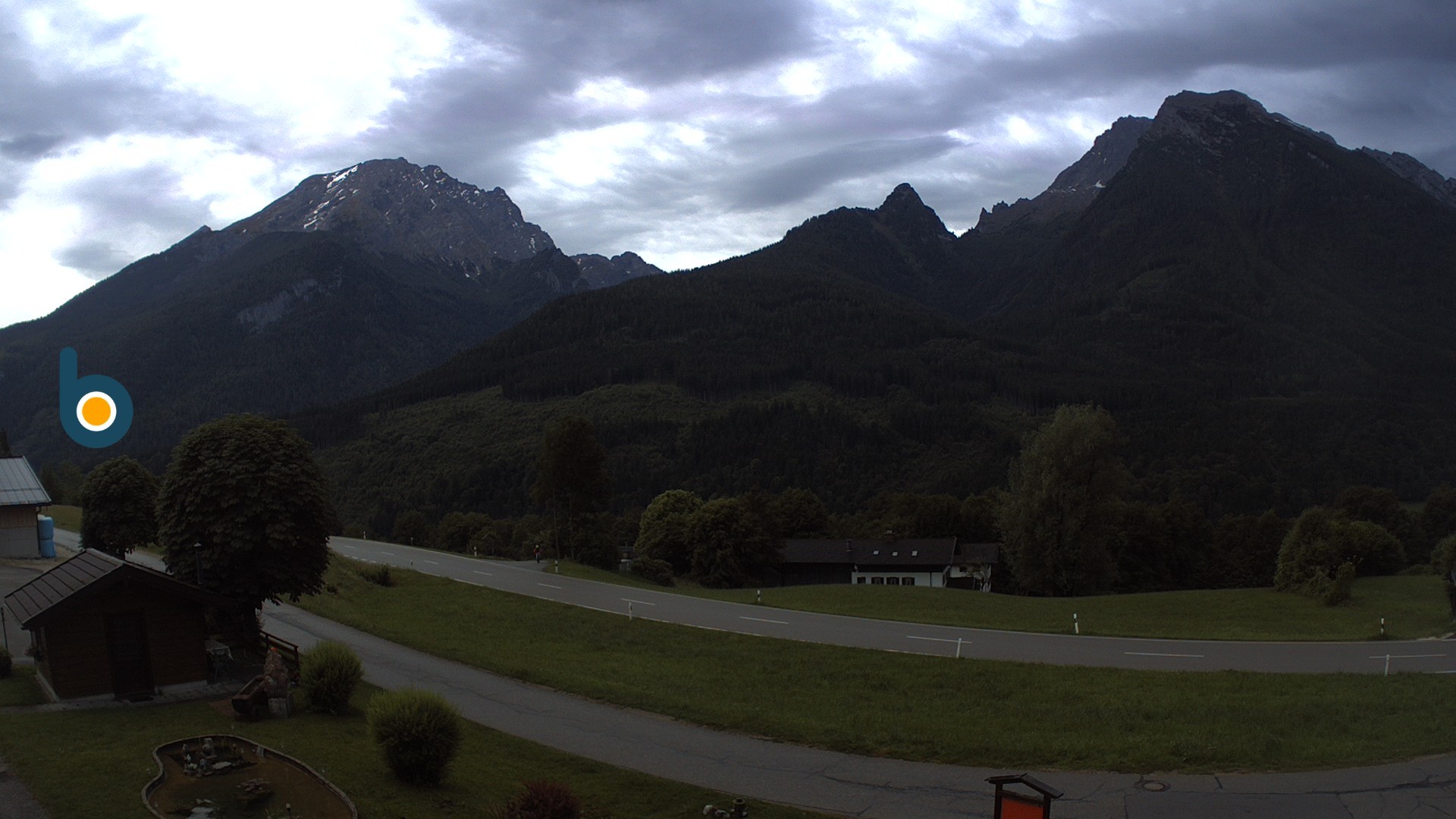 Archiv Foto Webcam Ramsau - Blick auf die Alpenstraße
