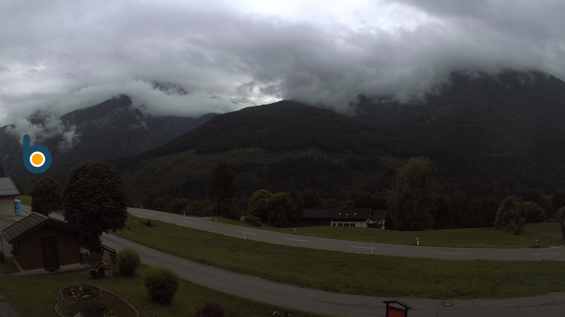 Archiv Foto Webcam Ramsau - Blick auf die Alpenstraße