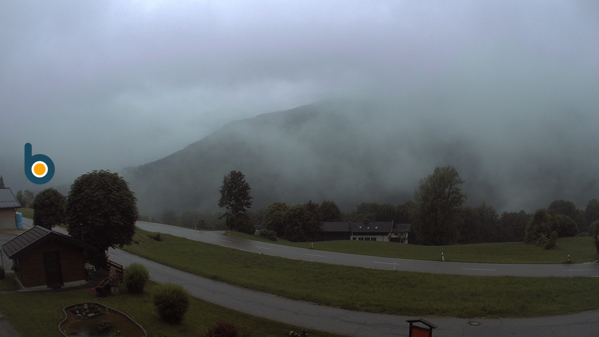 Archiv Foto Webcam Ramsau - Blick auf die Alpenstraße