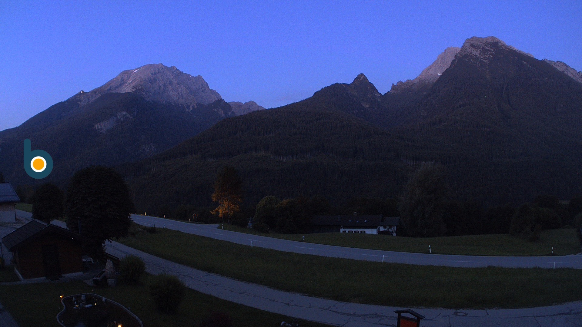 Archiv Foto Webcam Ramsau - Blick auf die Alpenstraße