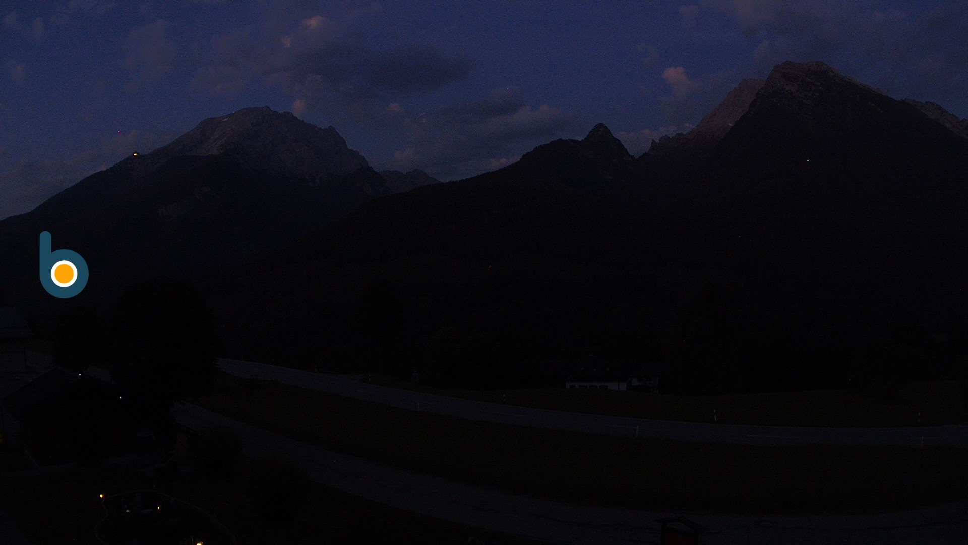 Archiv Foto Webcam Ramsau - Blick auf die Alpenstraße