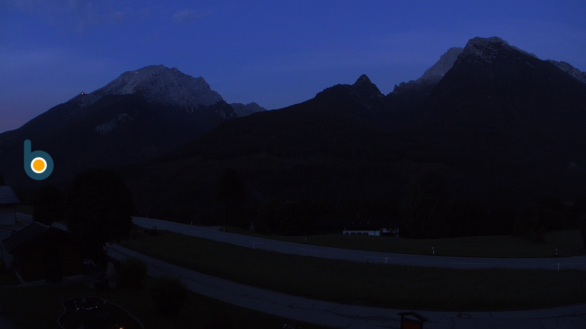 Archiv Foto Webcam Ramsau - Blick auf die Alpenstraße