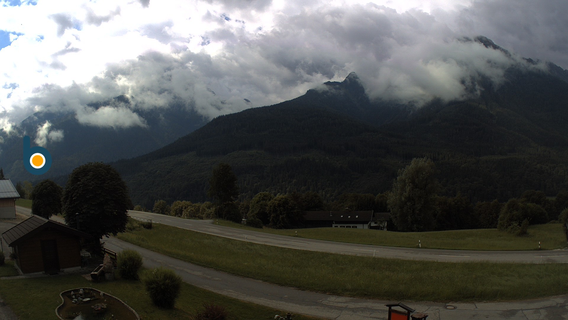 Archiv Foto Webcam Ramsau - Blick auf die Alpenstraße