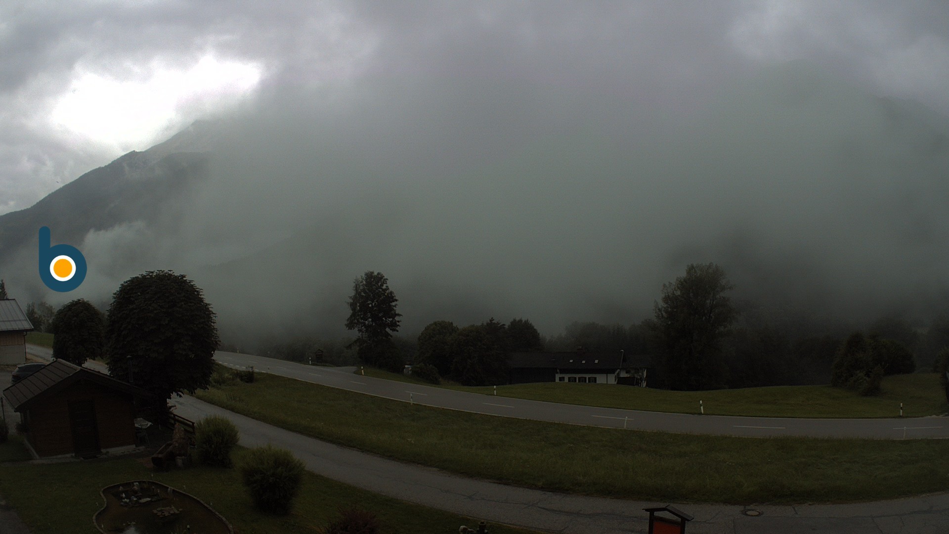 Archiv Foto Webcam Ramsau - Blick auf die Alpenstraße