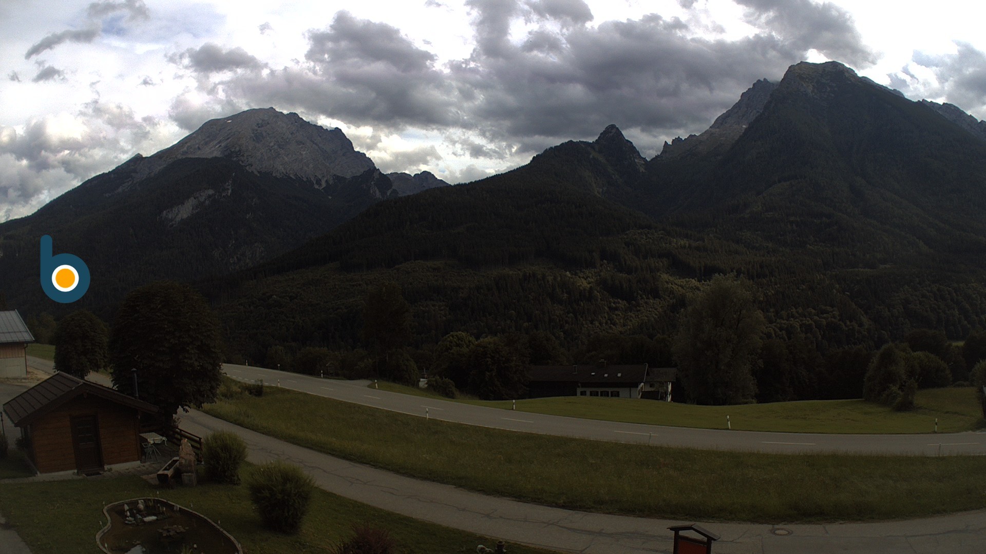 Archiv Foto Webcam Ramsau - Blick auf die Alpenstraße