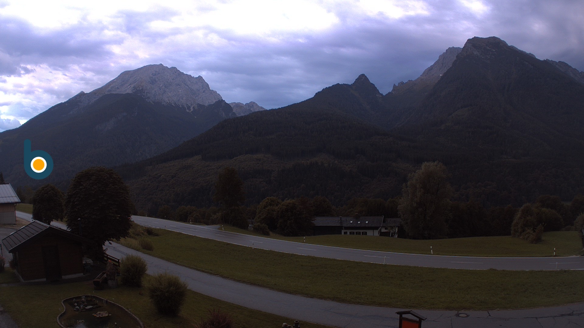 Archiv Foto Webcam Ramsau - Blick auf die Alpenstraße