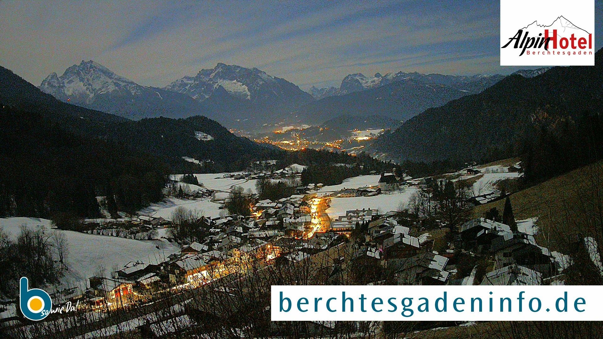 Archiv Foto Webcam Oberau: Alpinhotel Berchtesgaden