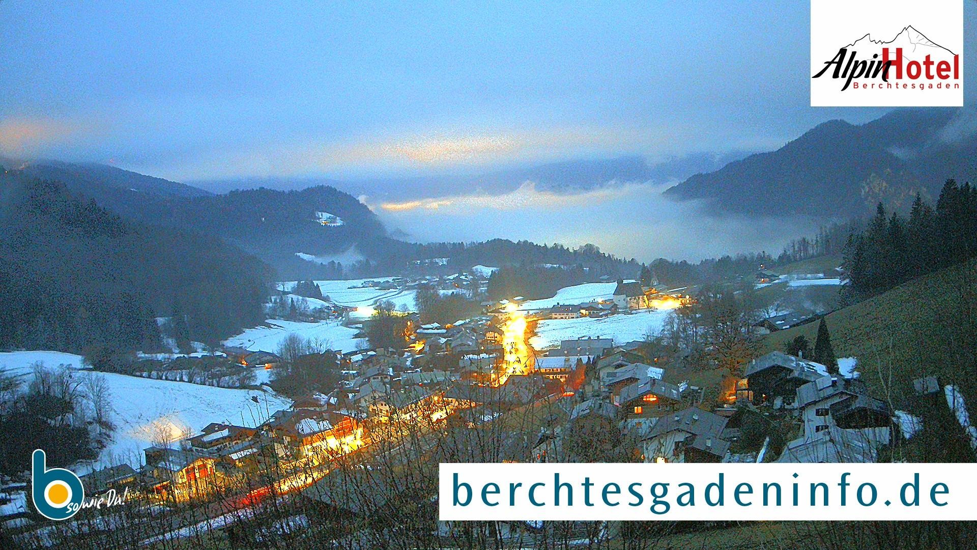 Archiv Foto Webcam Oberau: Alpinhotel Berchtesgaden