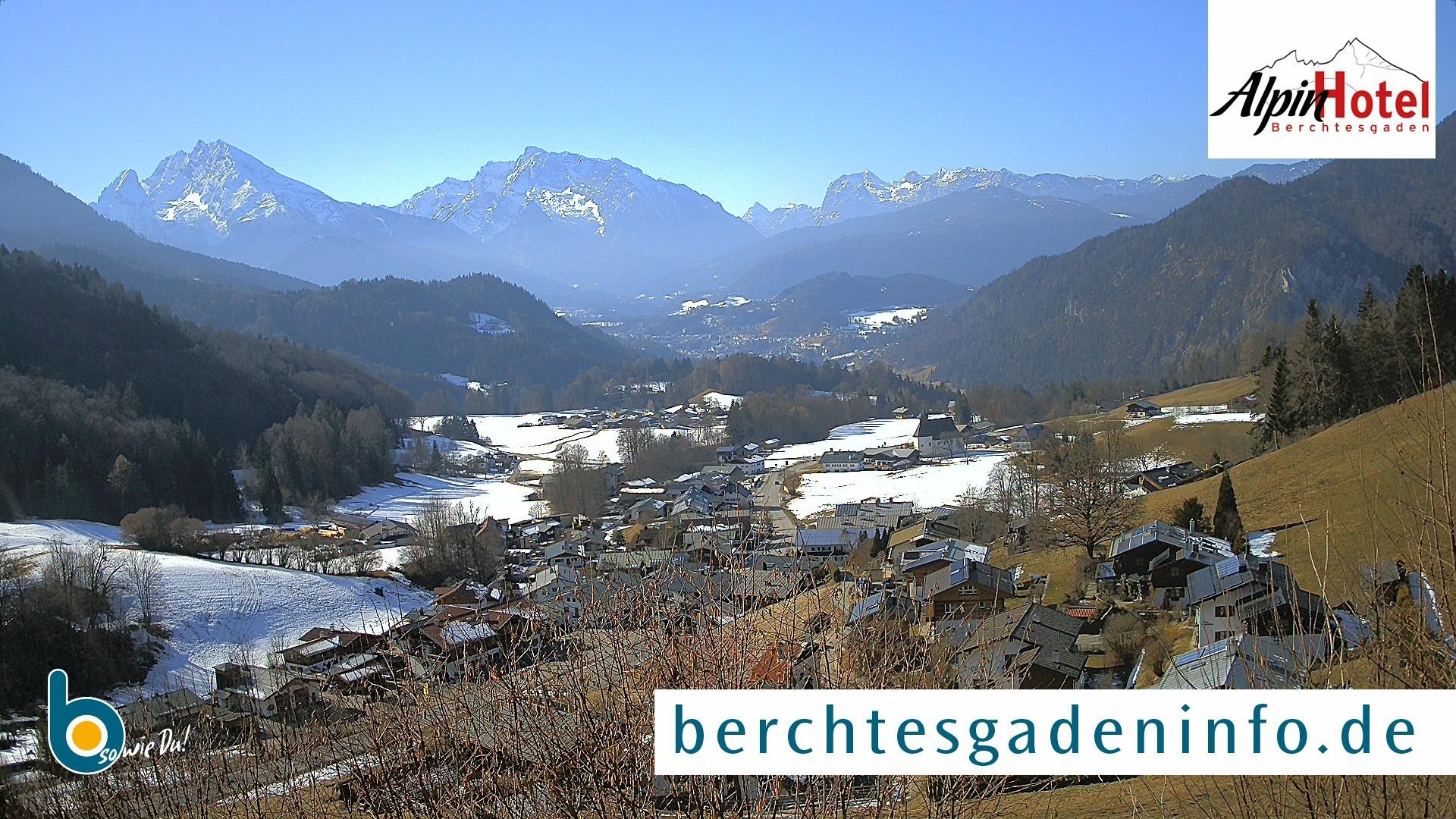 Archiv Foto Webcam Oberau: Alpinhotel Berchtesgaden