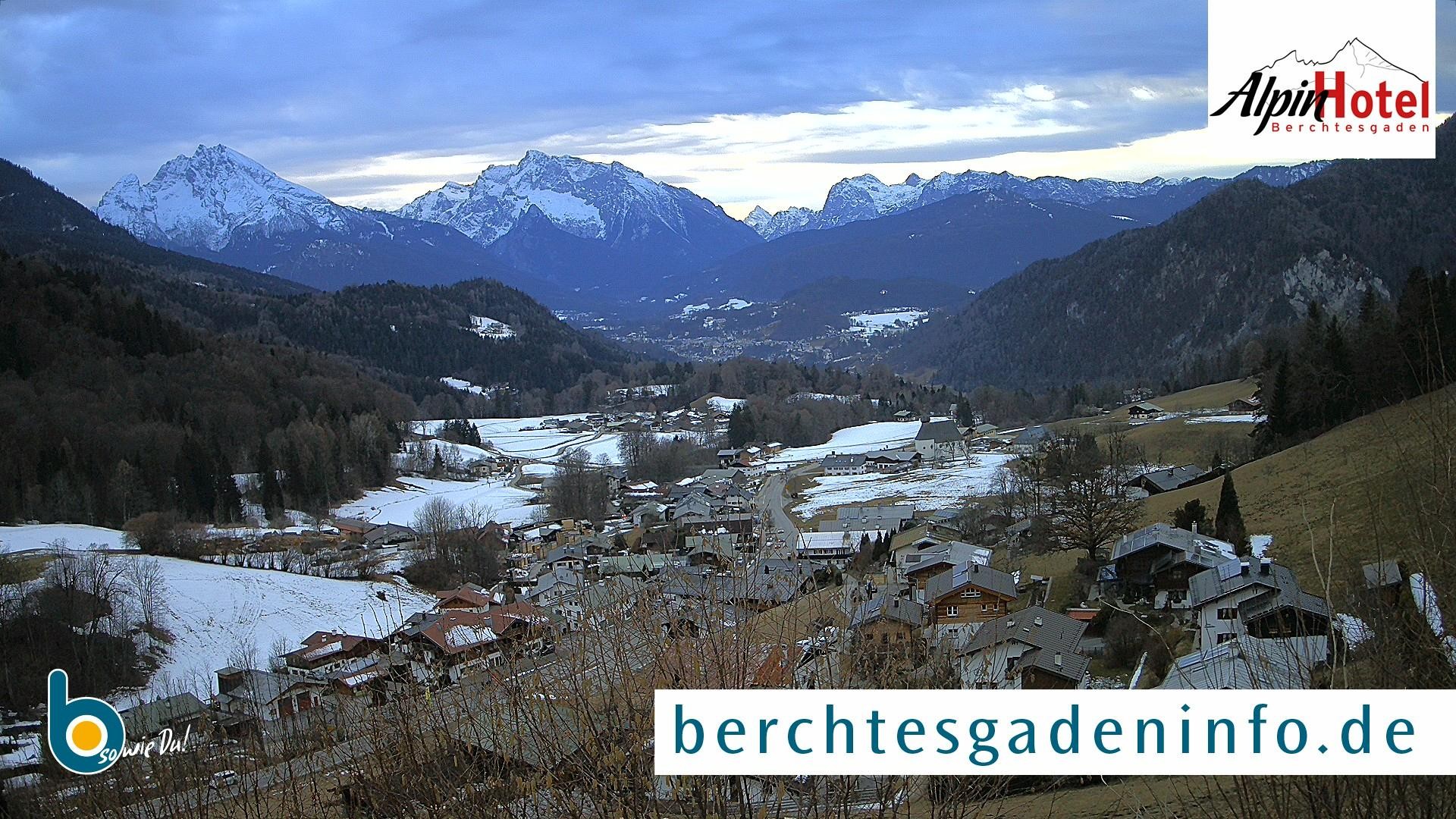 Archiv Foto Webcam Oberau: Alpinhotel Berchtesgaden