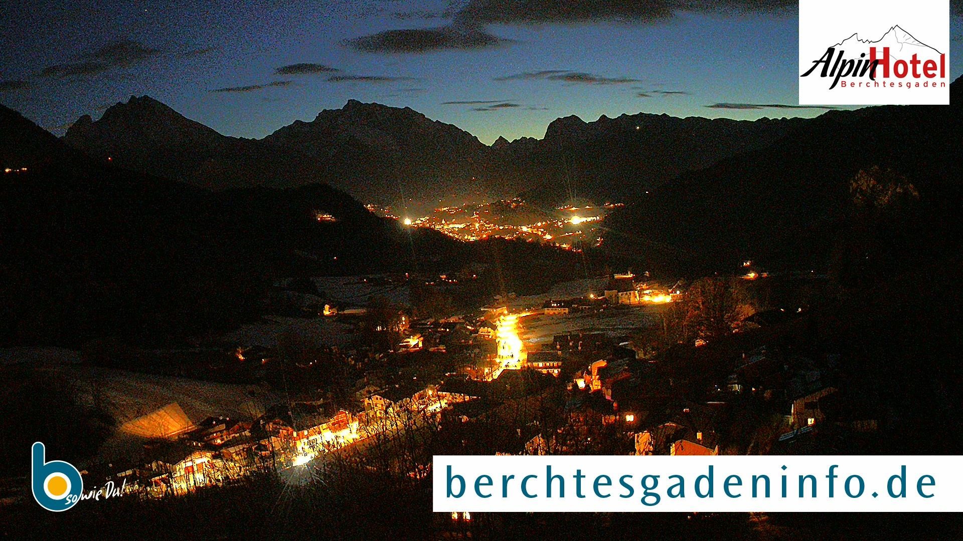Archiv Foto Webcam Oberau: Alpinhotel Berchtesgaden